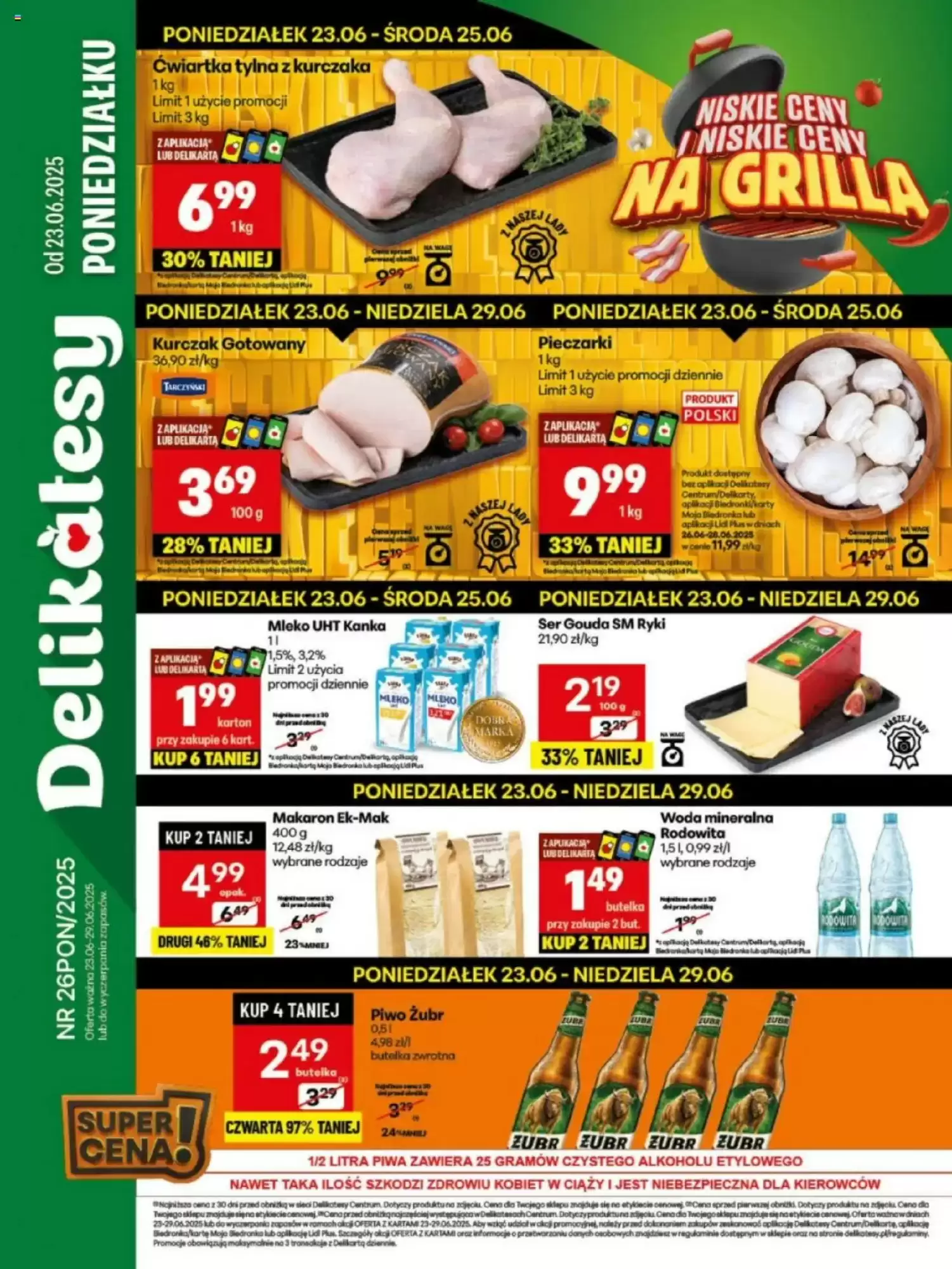 Gazetka Delikatesy Centrum od 23.06.2025 do 29.06.2025