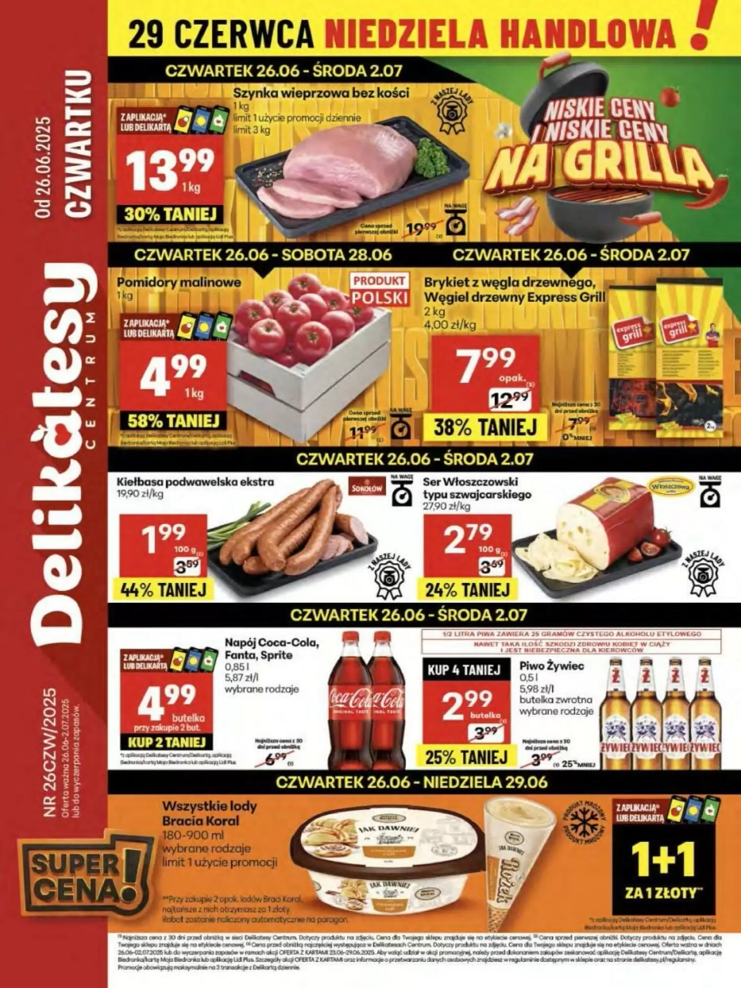 Gazetka Delikatesy Centrum od 26.06.2025 do 02.07.2025