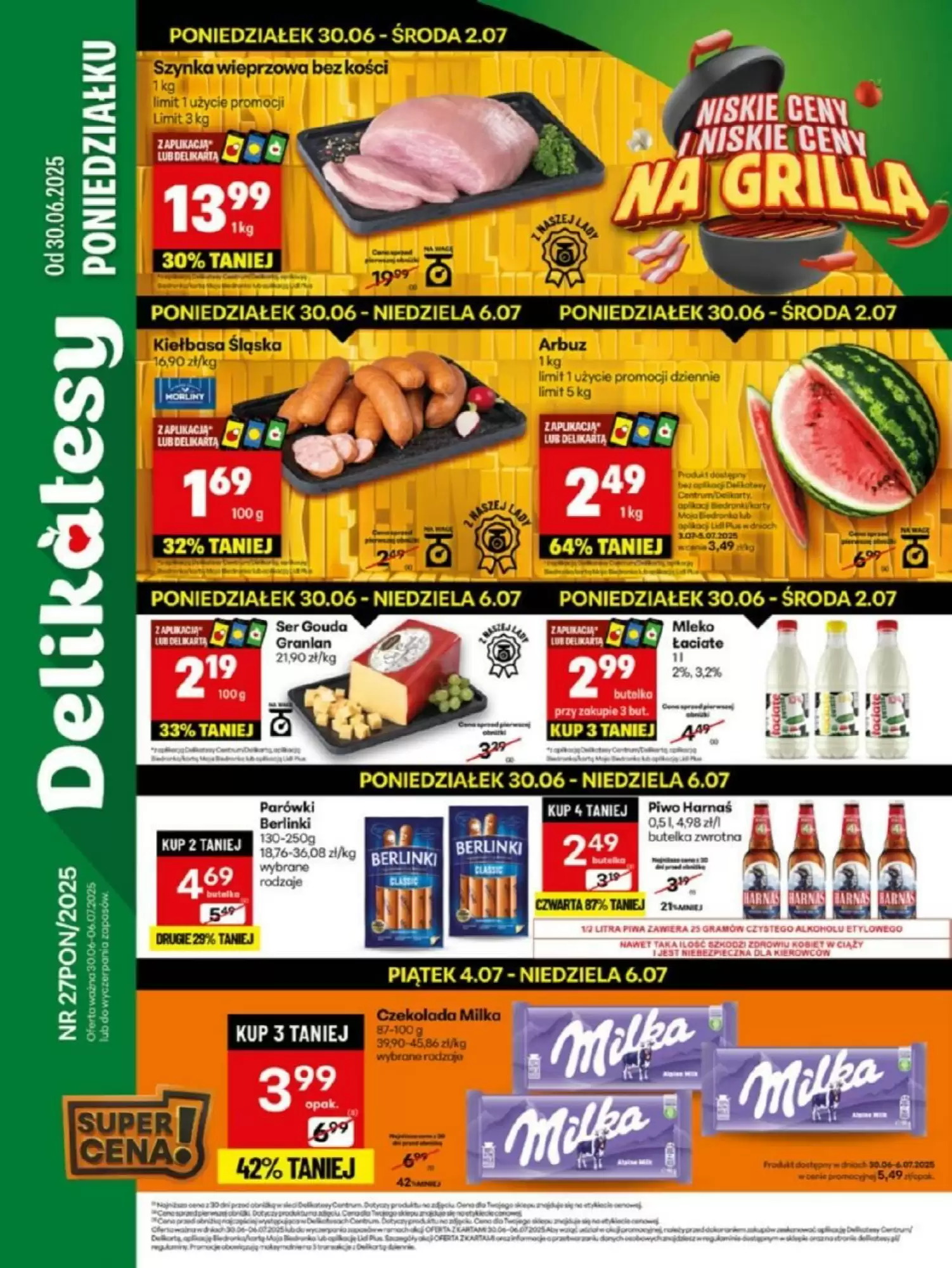 Gazetka Delikatesy Centrum od 30.06.2025 do 06.07.2025