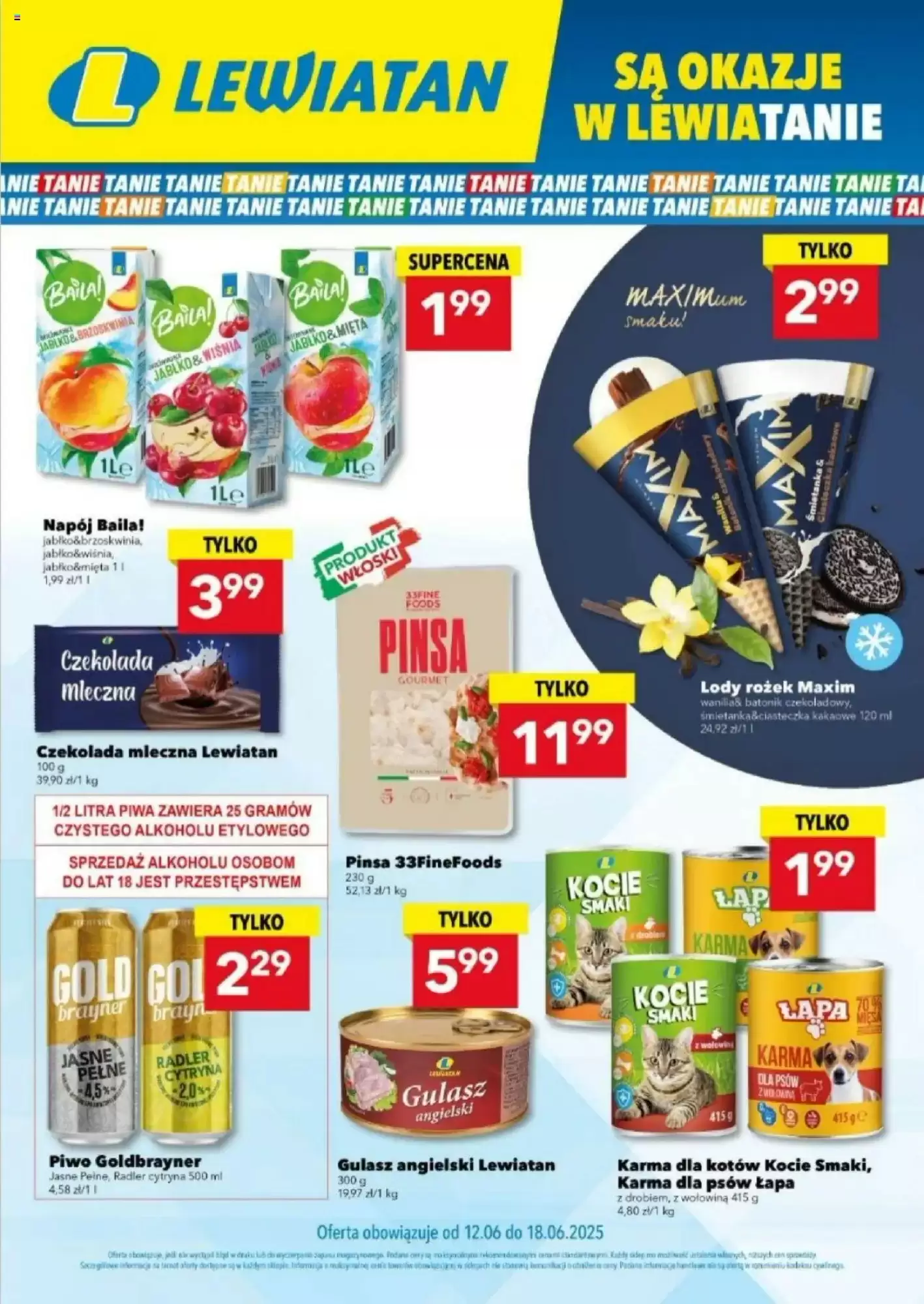 Gazetka Lewiatan od 12.06.2025 do 18.06.2025