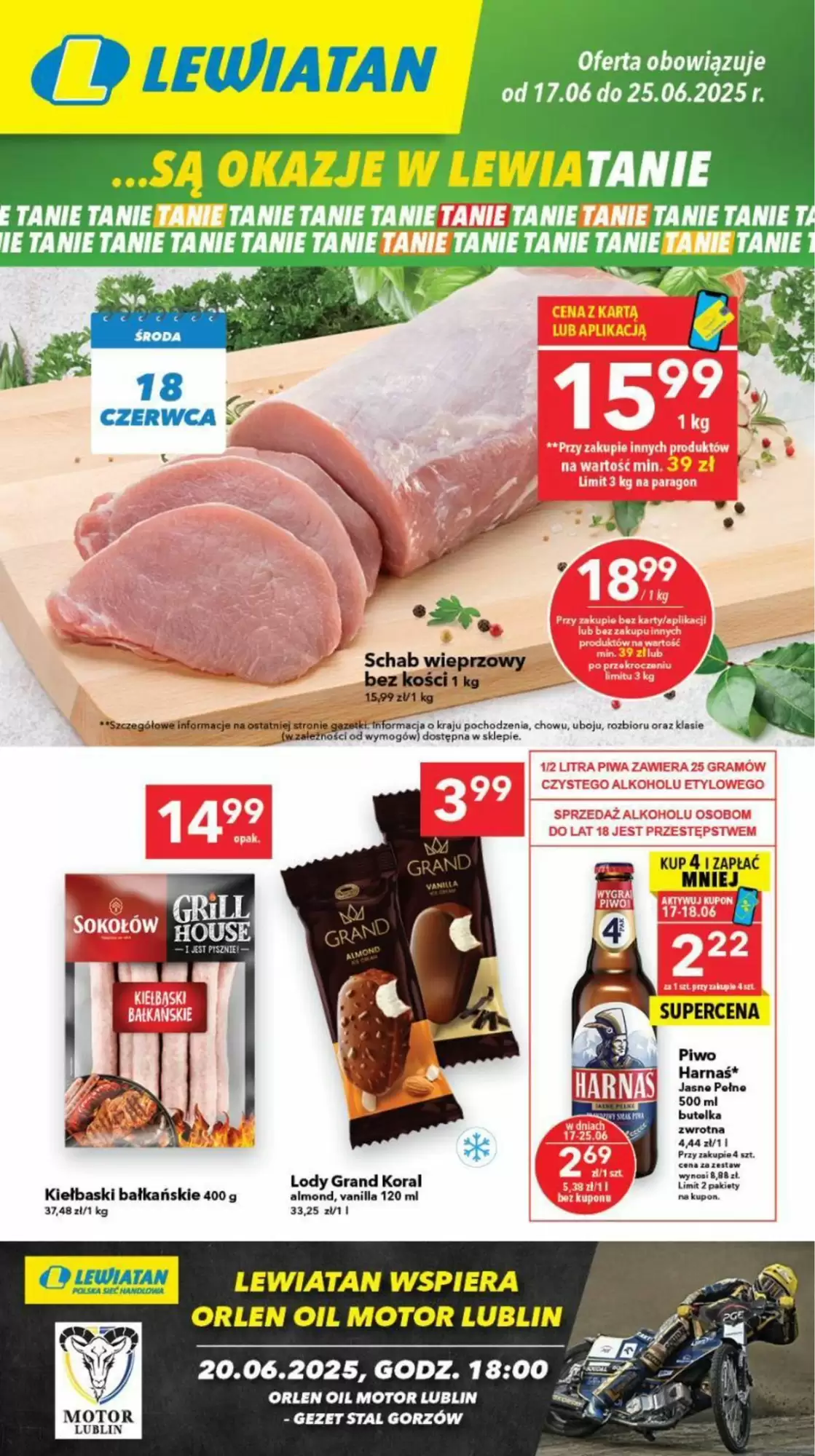 Gazetka Lewiatan od 17.06.2025 do 25.06.2025