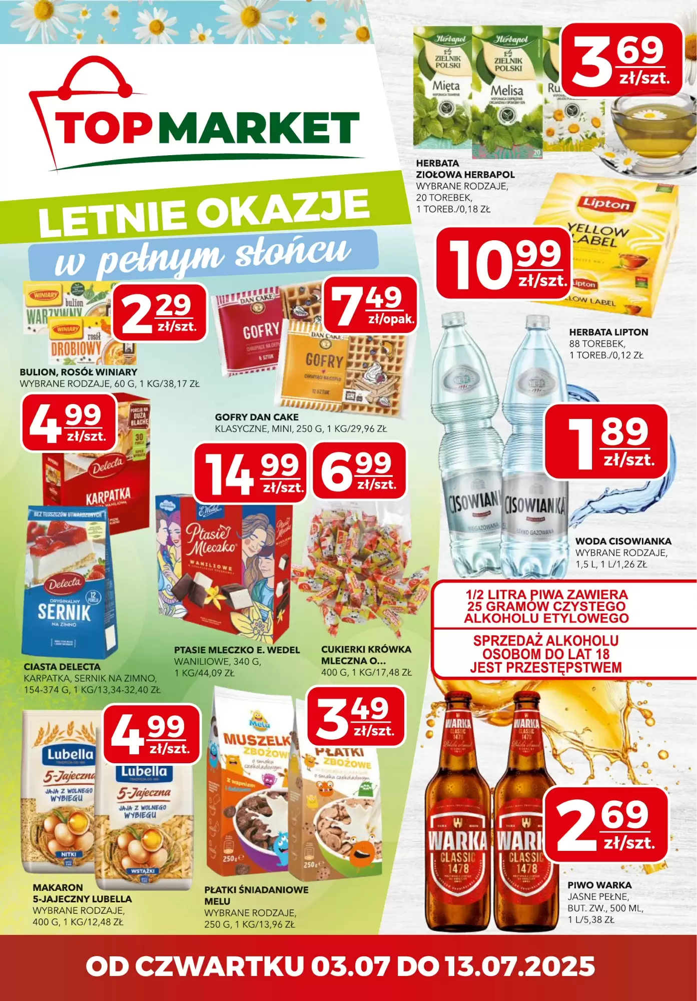 Gazetka Top Market od 03.07.2025 do 13.07.2025