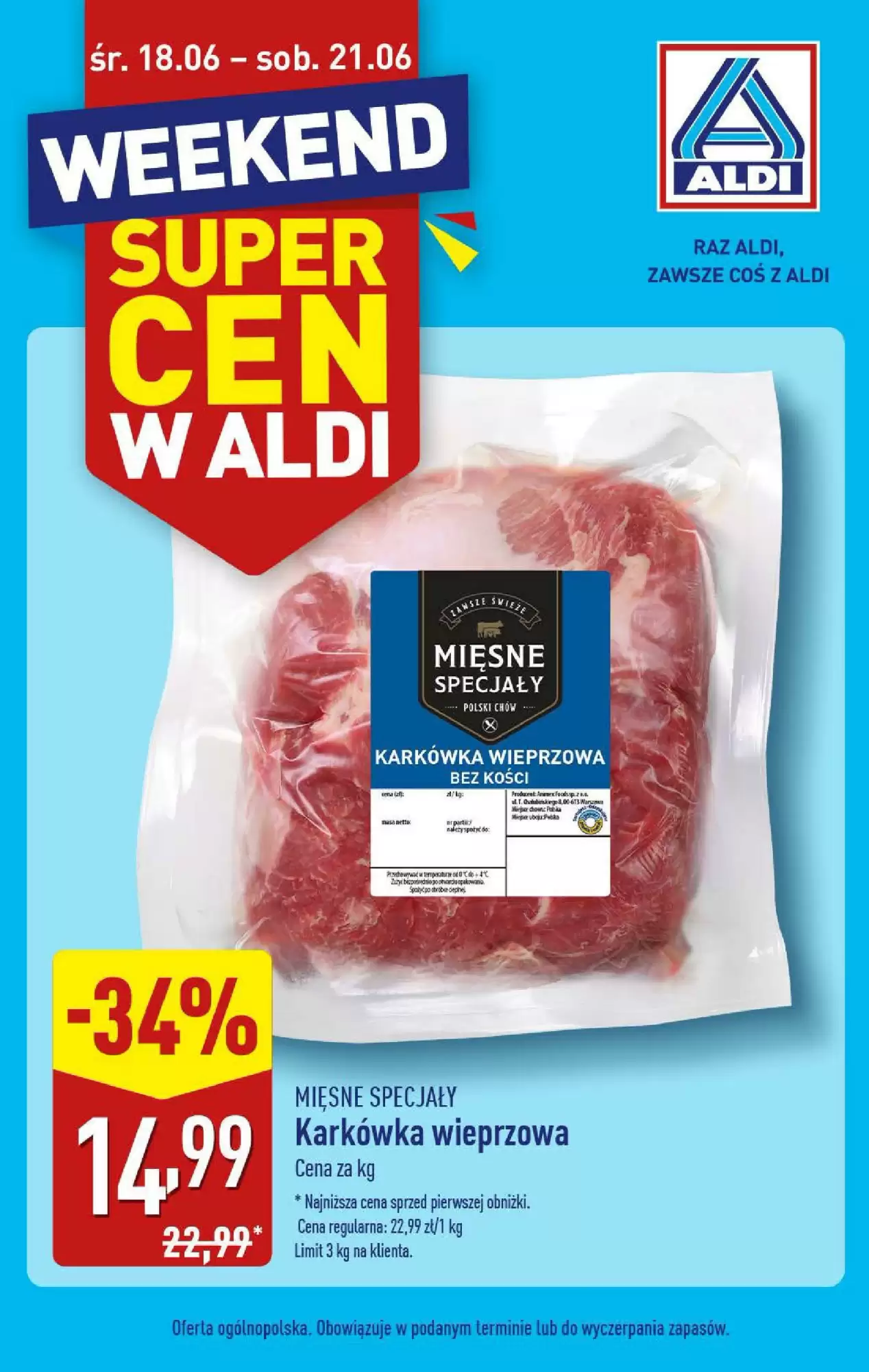 Gazetka Aldi od 18.06.2025 do 21.06.2025