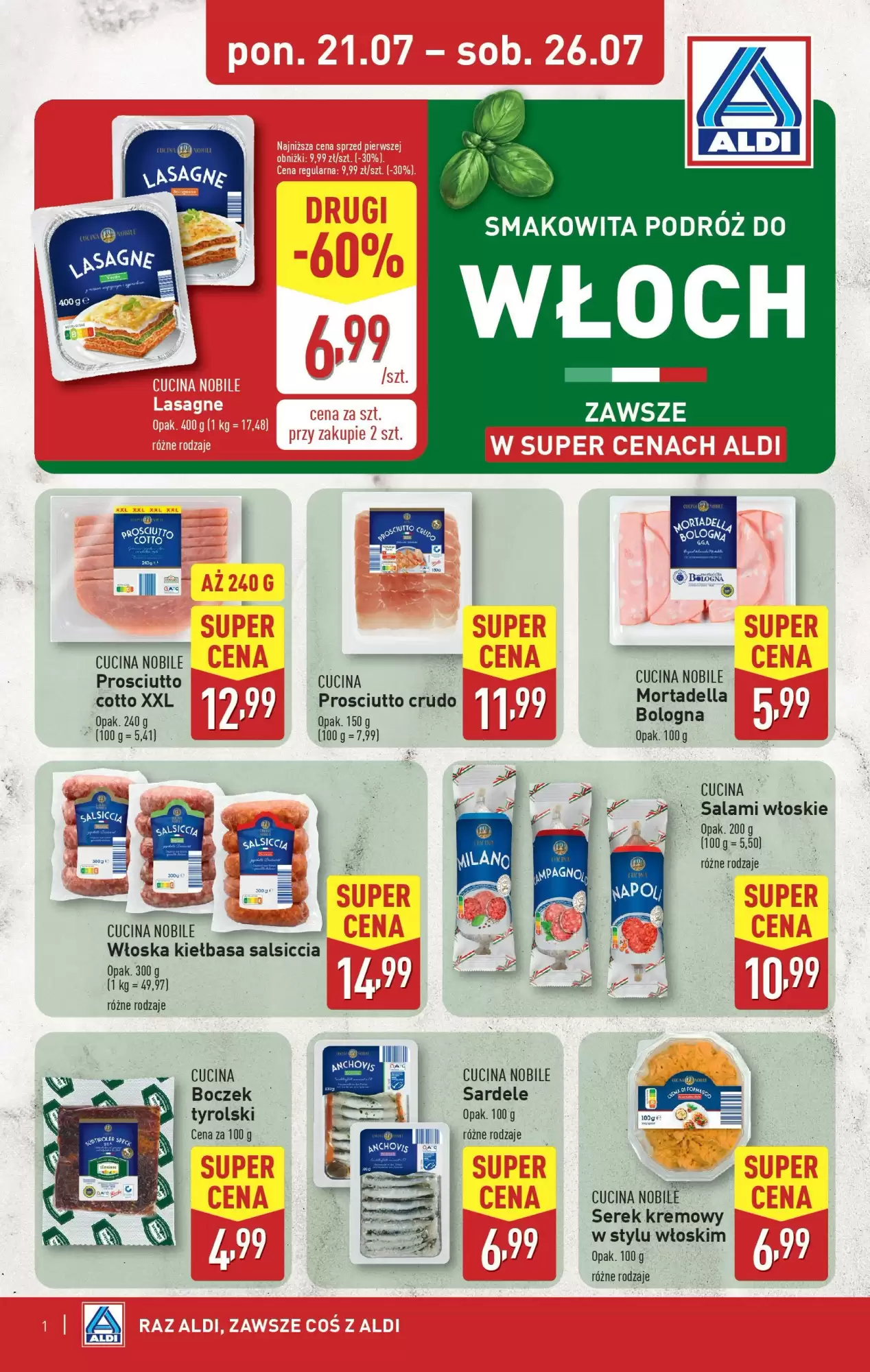 Gazetka Aldi od 21.07.2025 do 26.07.2025