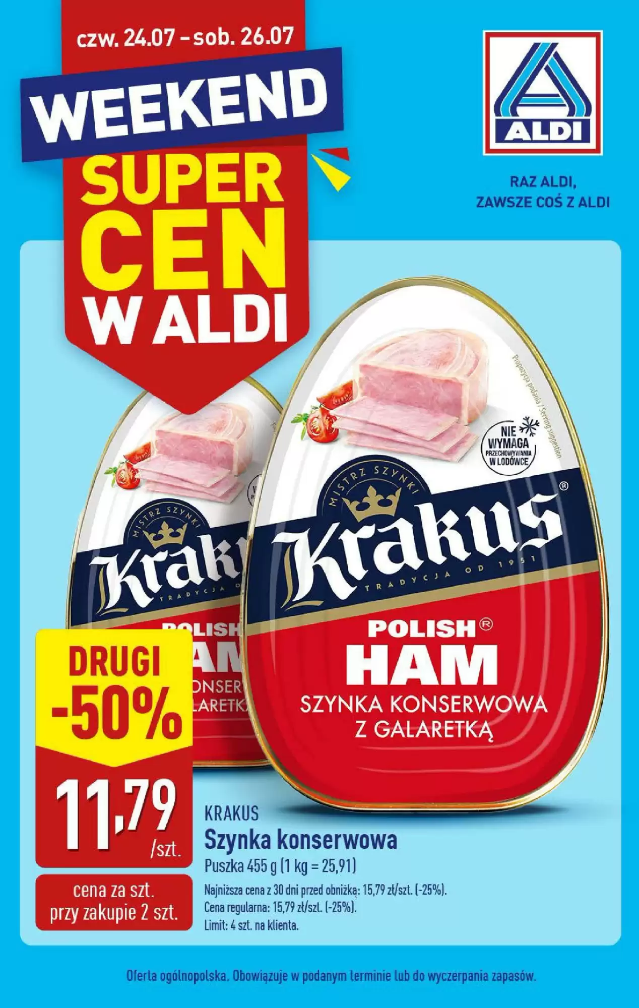 Gazetka Aldi od 24.07.2025 do 26.07.2025
