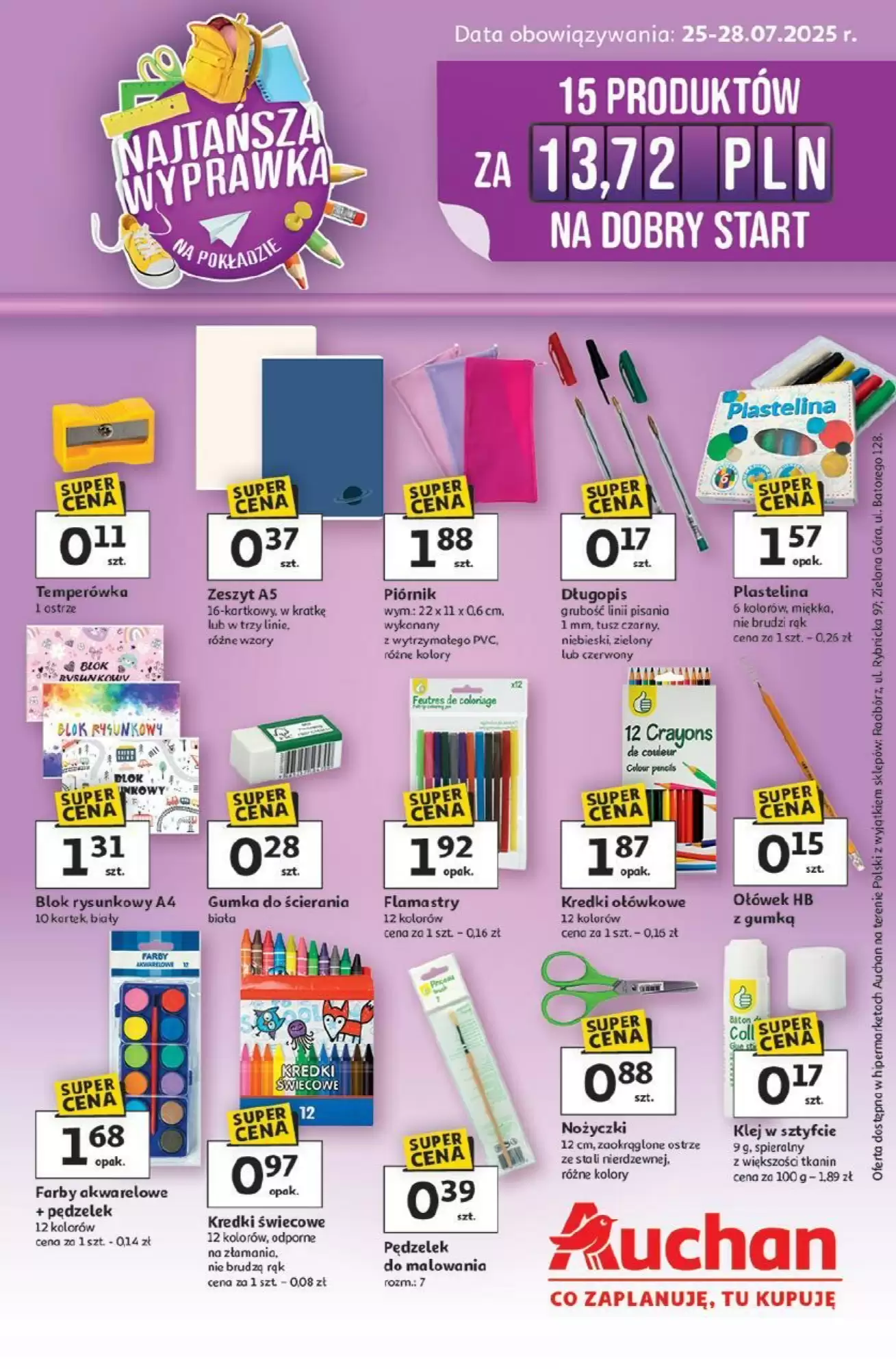 Gazetka Auchan od 25.07.2025 do 28.07.2025