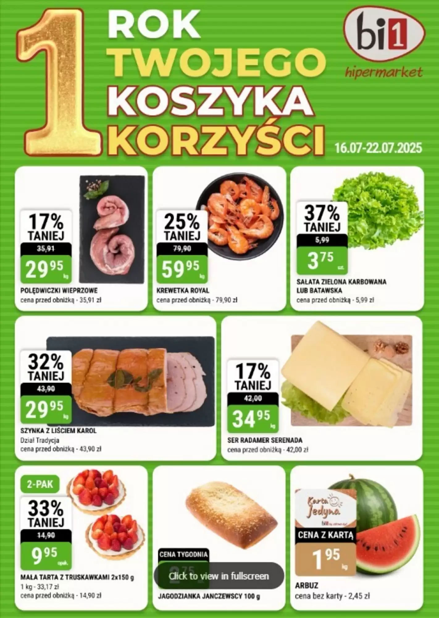 Gazetka Bi1 od 16.07.2025 do 22.07.2025