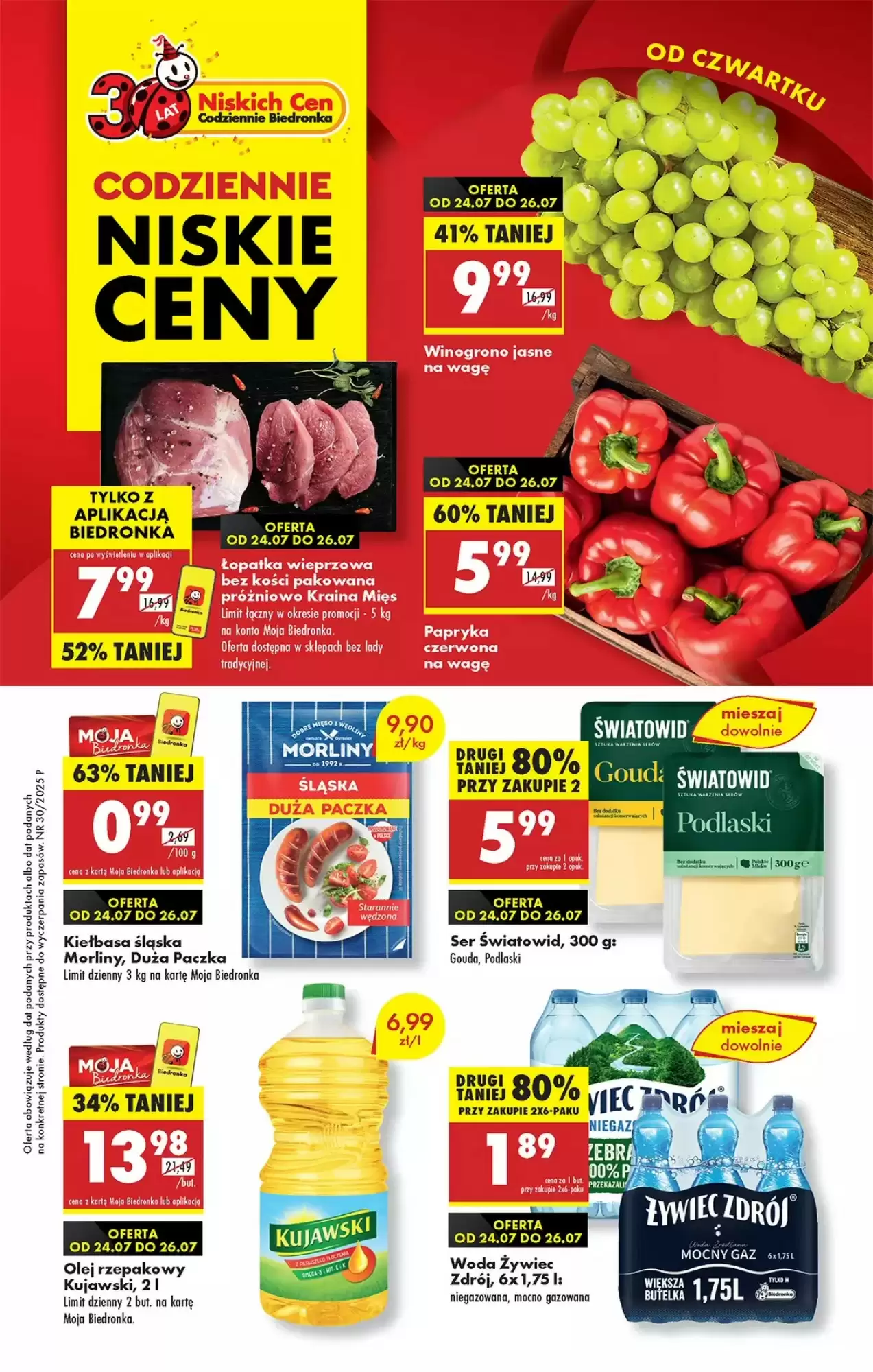 Gazetka Biedronka od 24.07.2025 do 30.07.2025