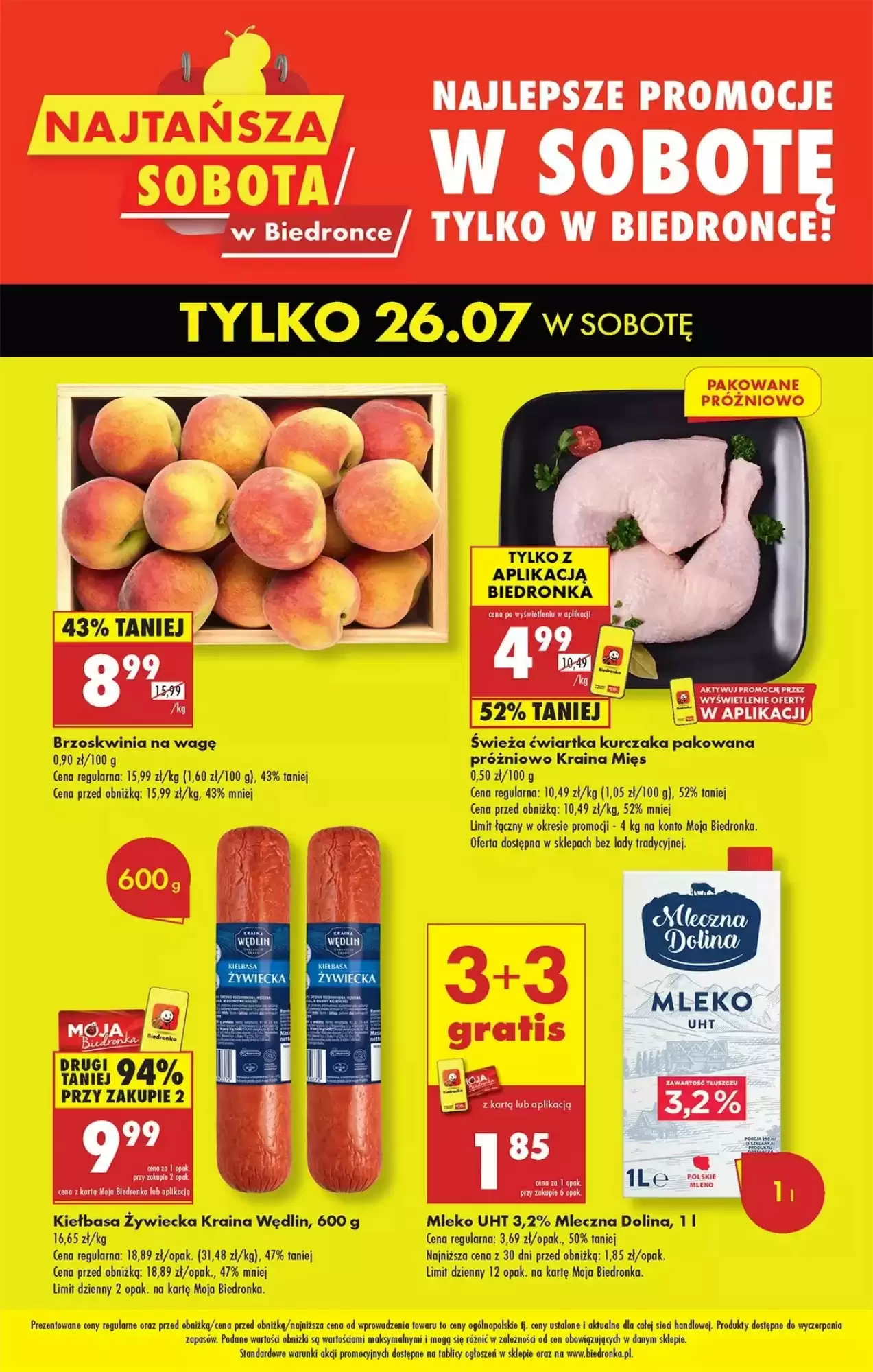 Gazetka Biedronka od 26.07.2025 do 26.07.2025