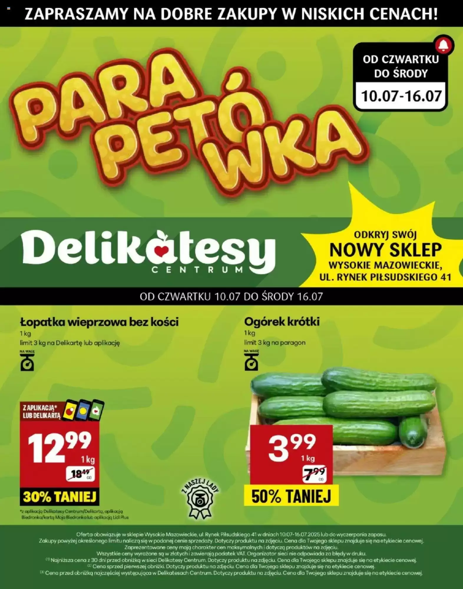 Gazetka Delikatesy Centrum od 10.07.2025 do 16.07.2025