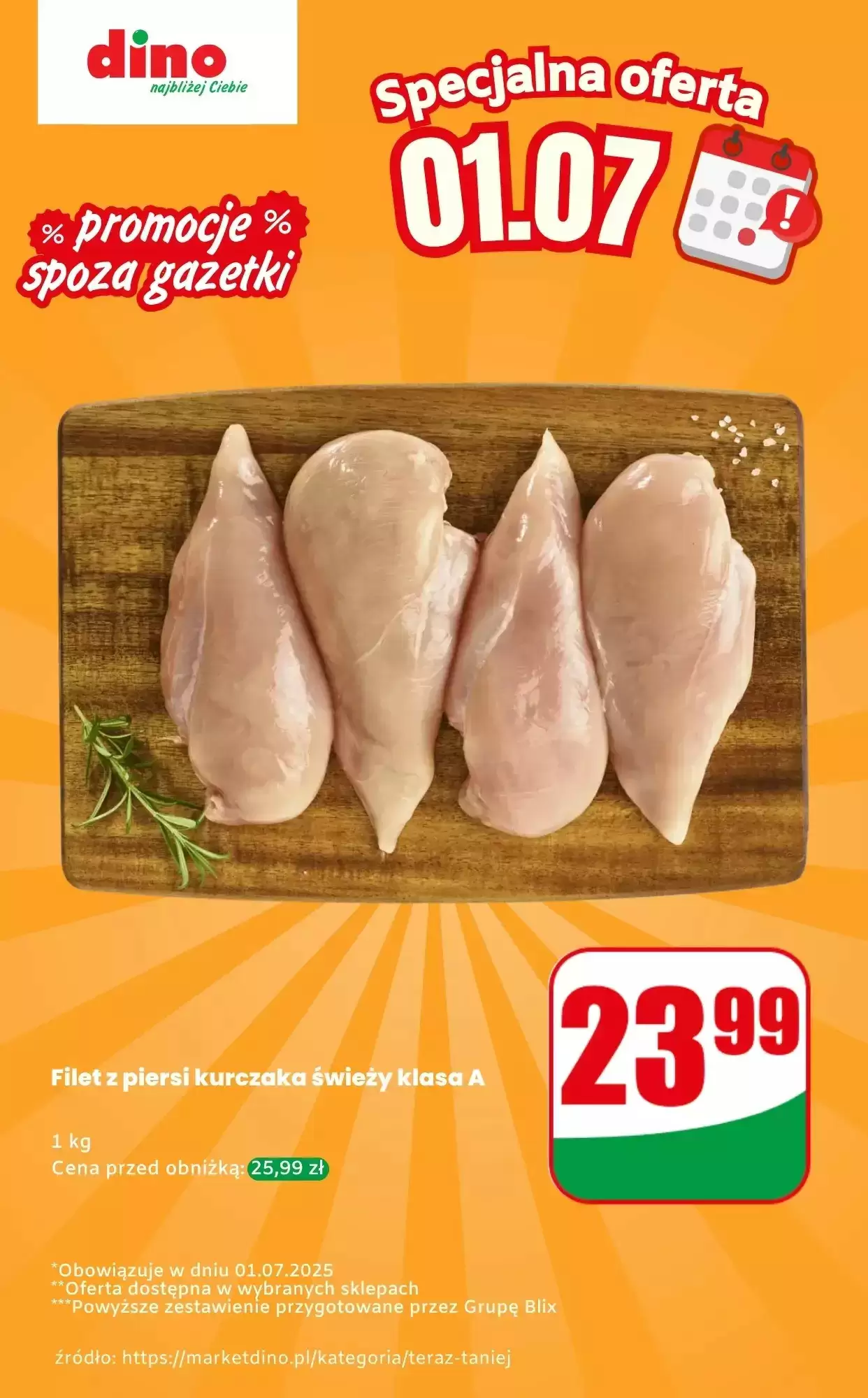 Gazetka Dino od 01.07.2025 do 01.07.2025