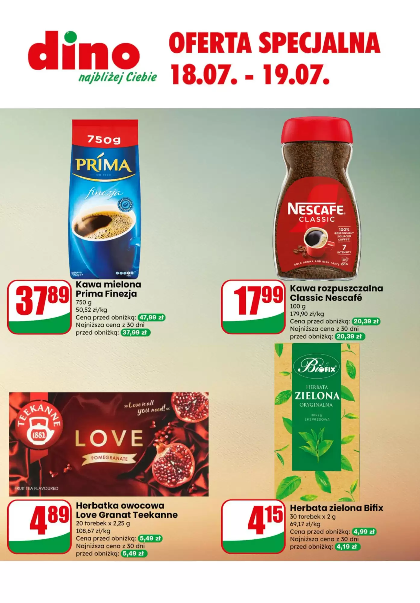 Gazetka Dino od 18.07.2025 do 19.07.2025