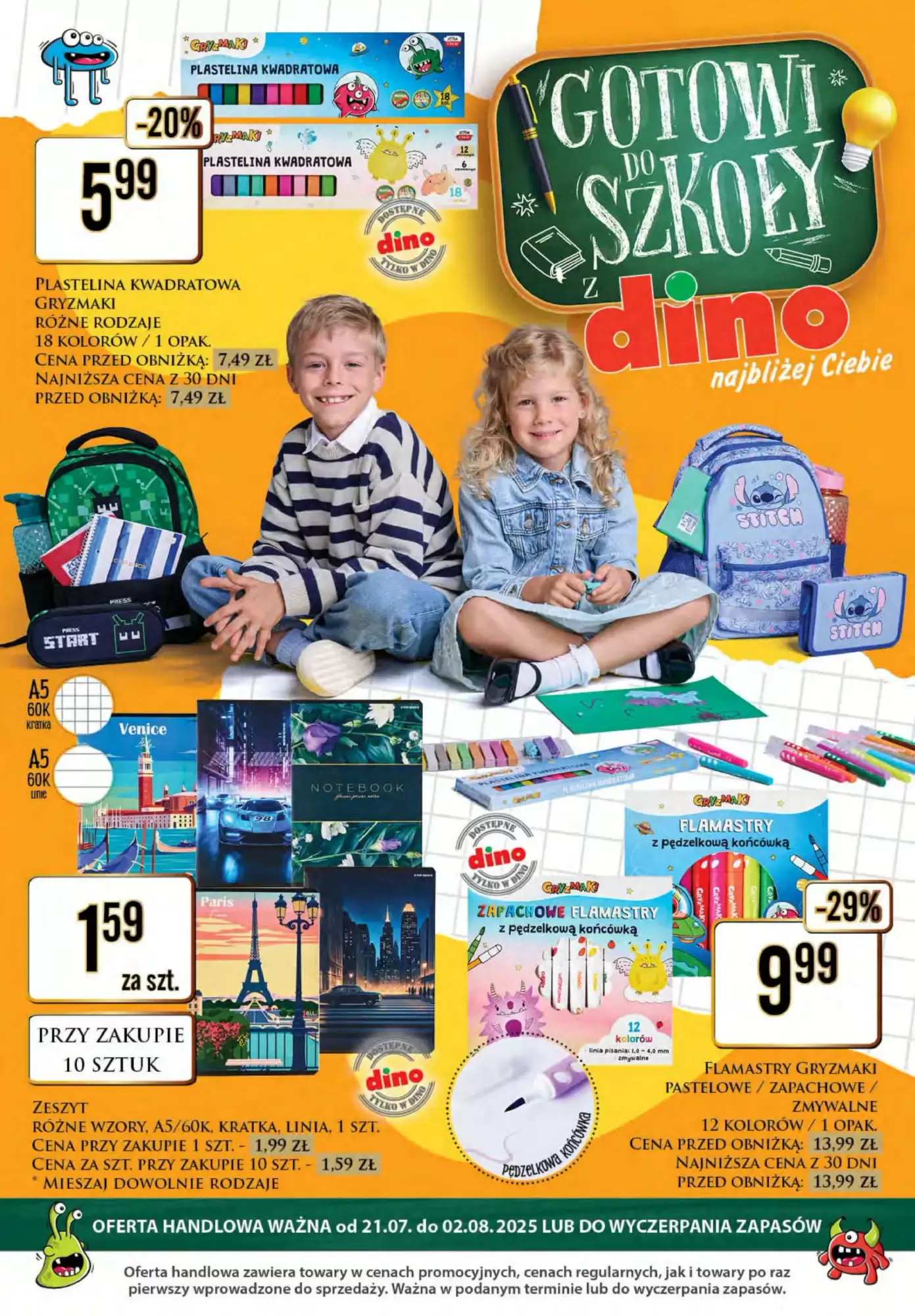 Gazetka Dino od 21.07.2025 do 02.08.2025
