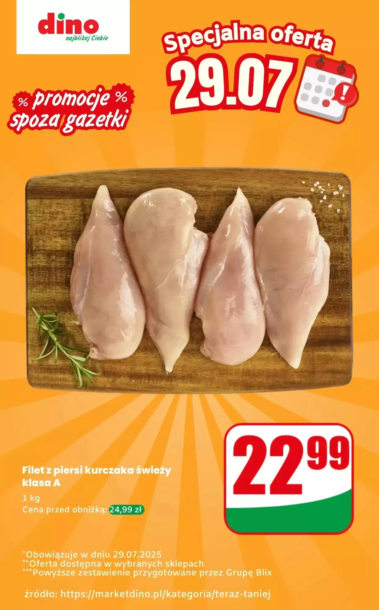 Gazetka Dino od 29.07.2025 do 29.07.2025