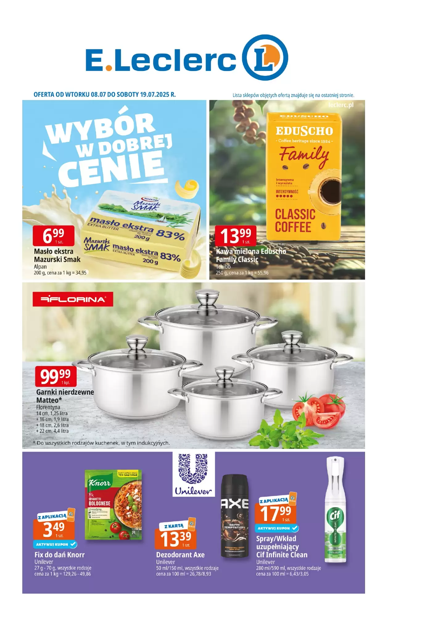 Gazetka E.Leclerc od 08.07.2025 do 19.07.2025