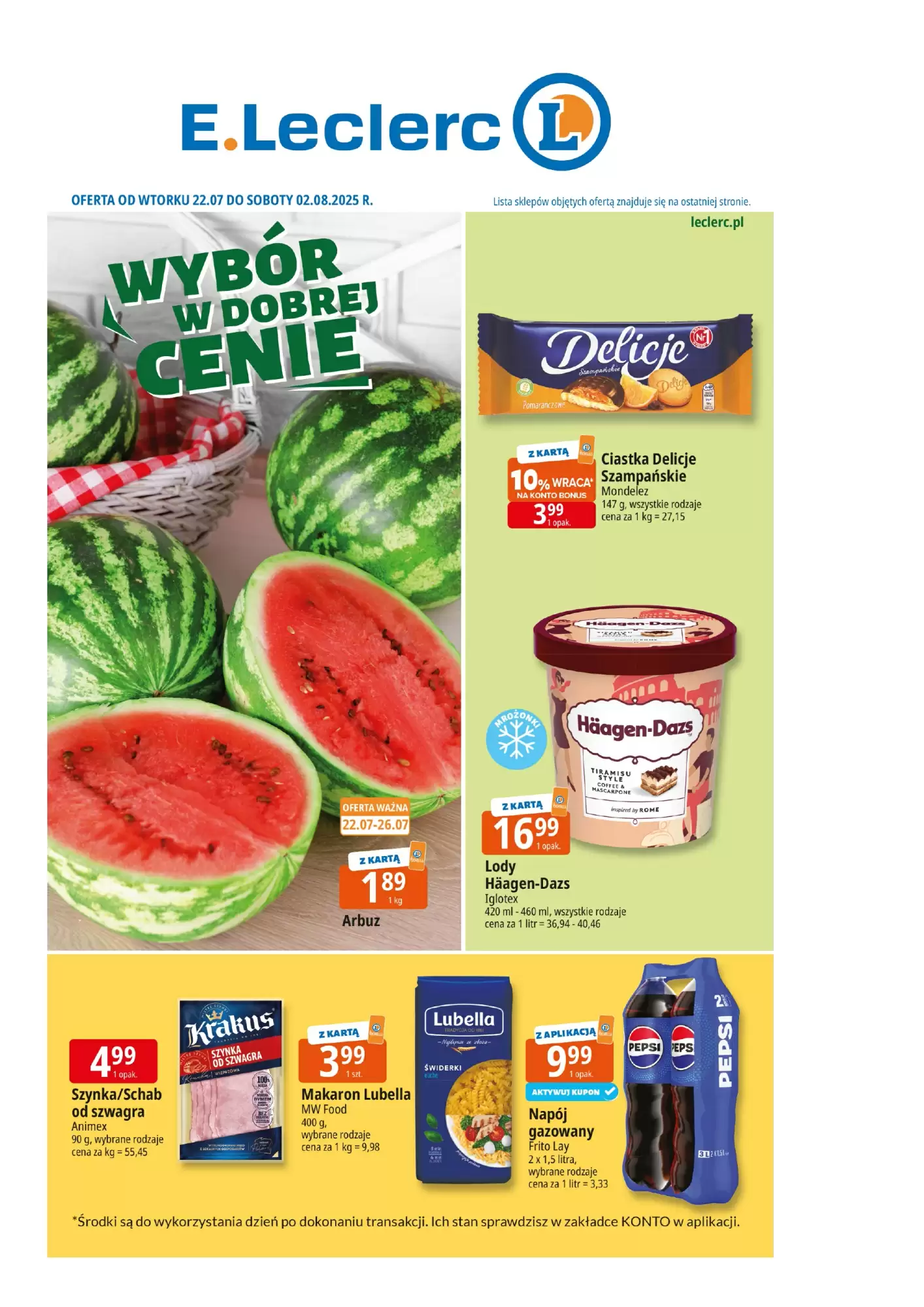 Gazetka E.Leclerc od 22.07.2025 do 02.08.2025