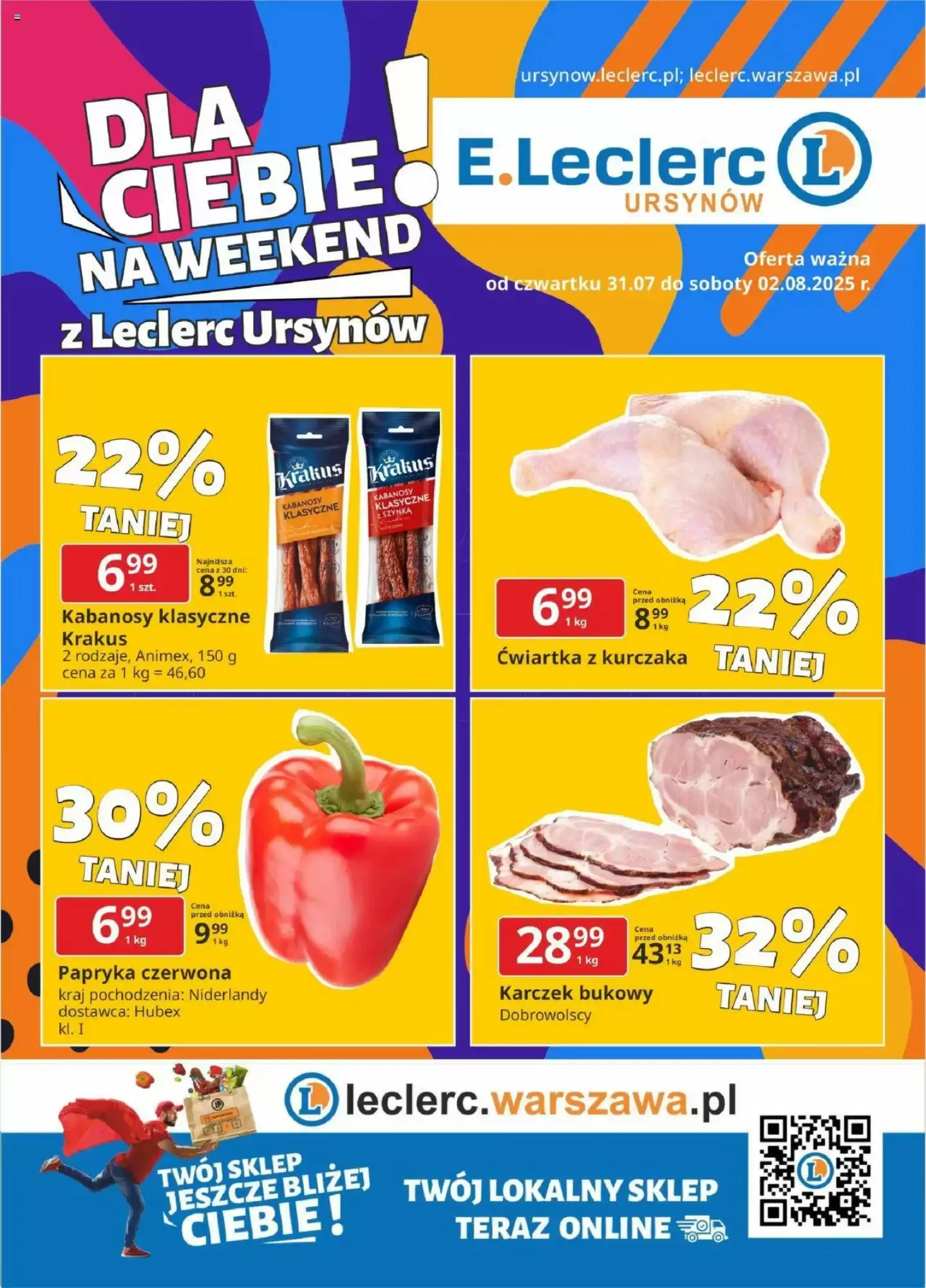 Gazetka E.Leclerc od 31.07.2025 do 02.08.2025