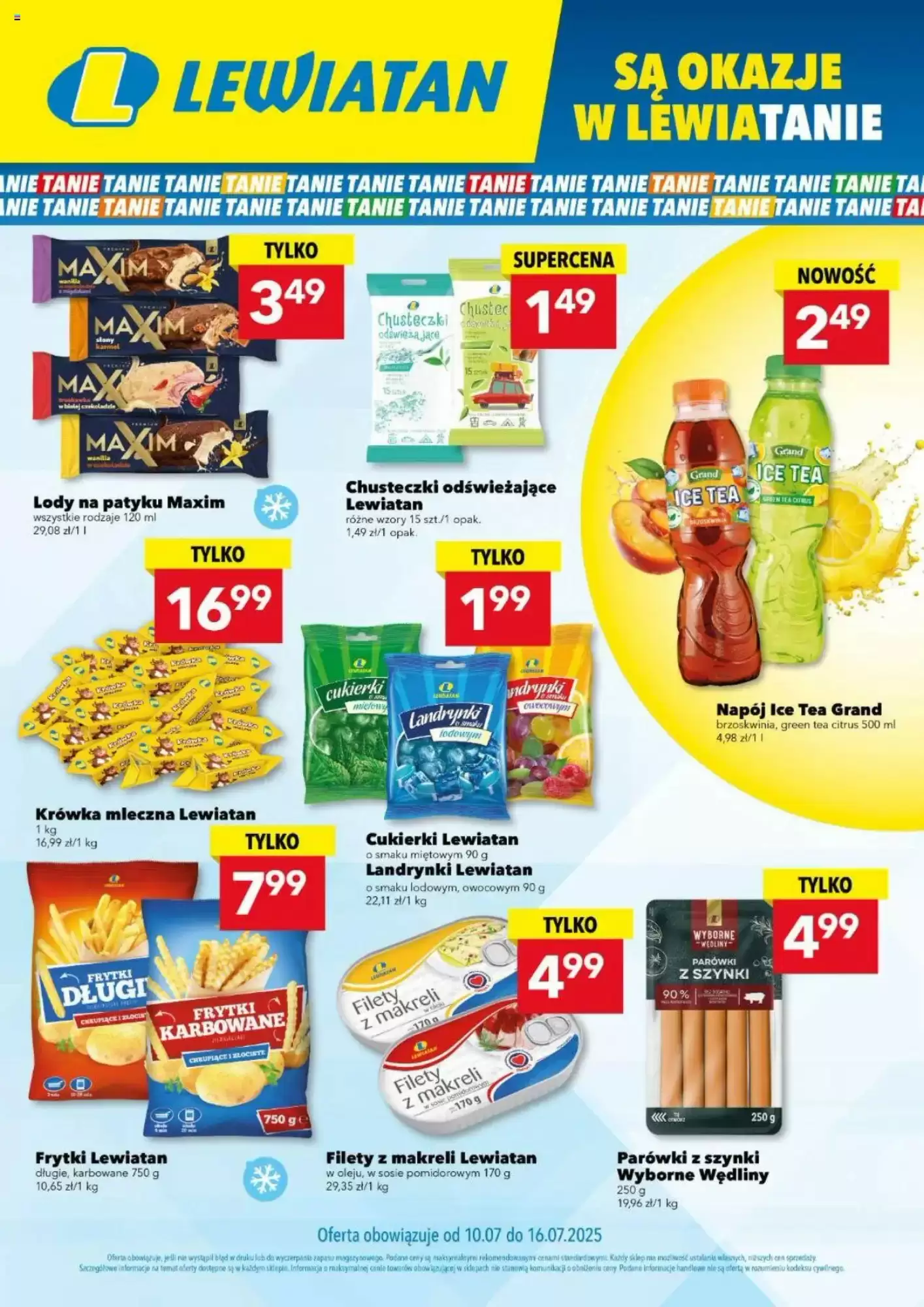 Gazetka Lewiatan od 10.07.2025 do 16.07.2025