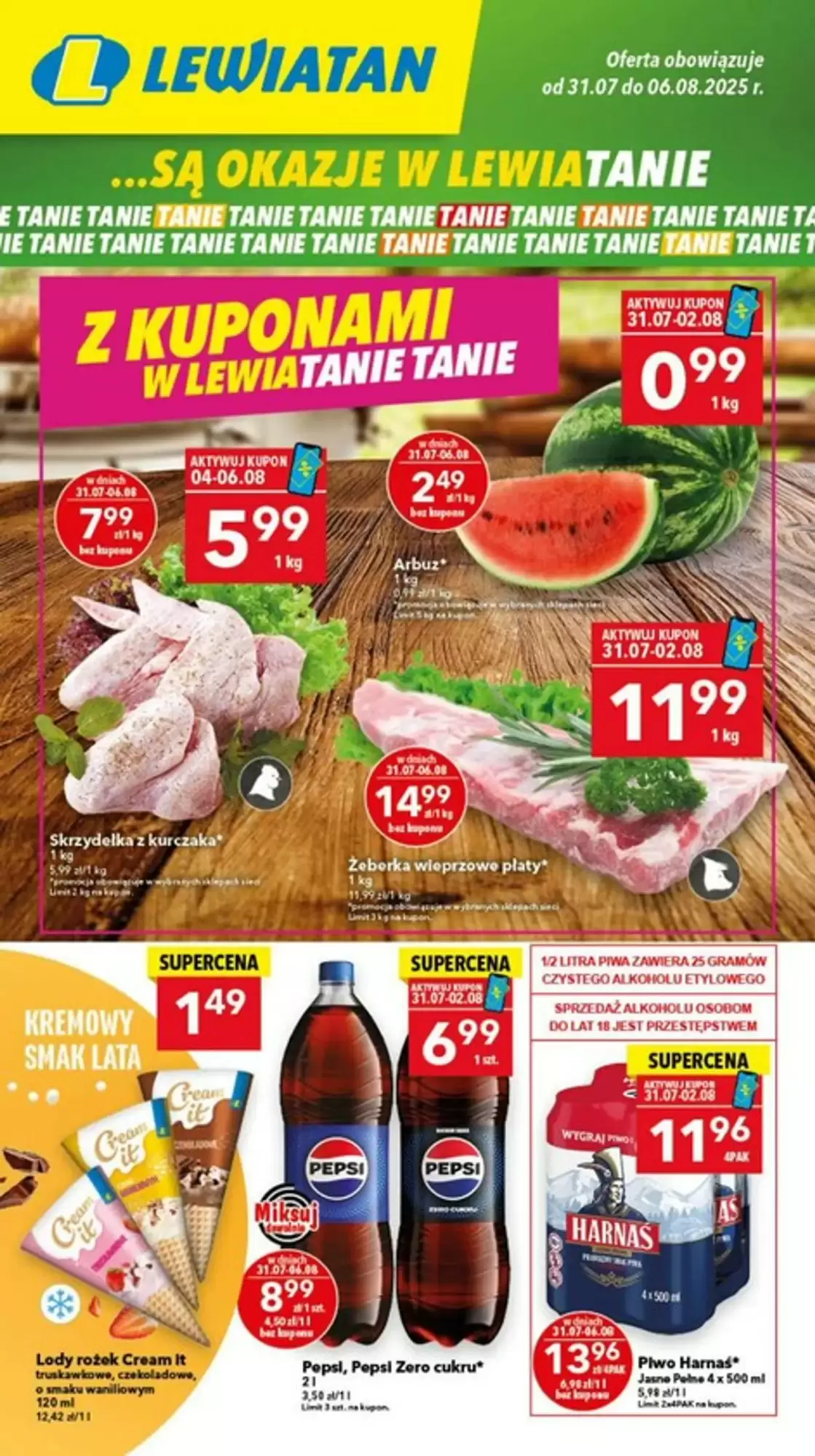 Gazetka Lewiatan od 31.07.2025 do 06.08.2025