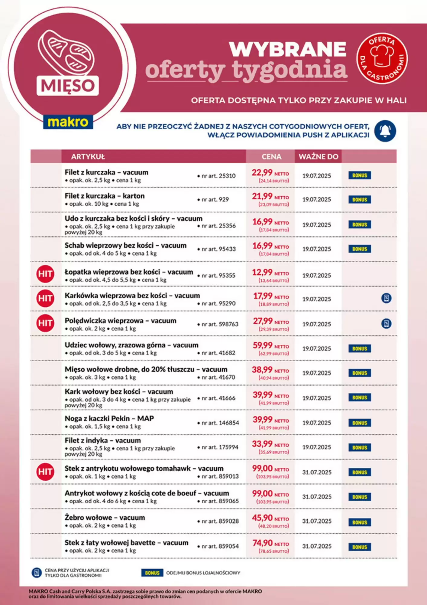 Gazetka Makro od 14.07.2025 do 31.07.2025
