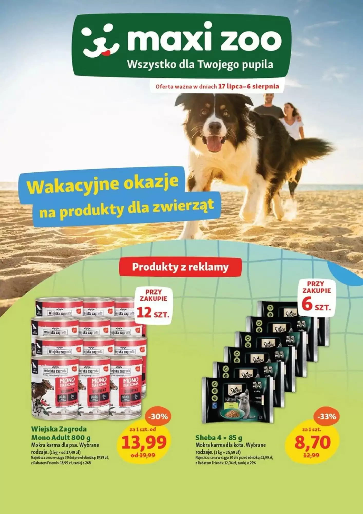 Gazetka Maxi Zoo od 17.07.2025 do 06.08.2025