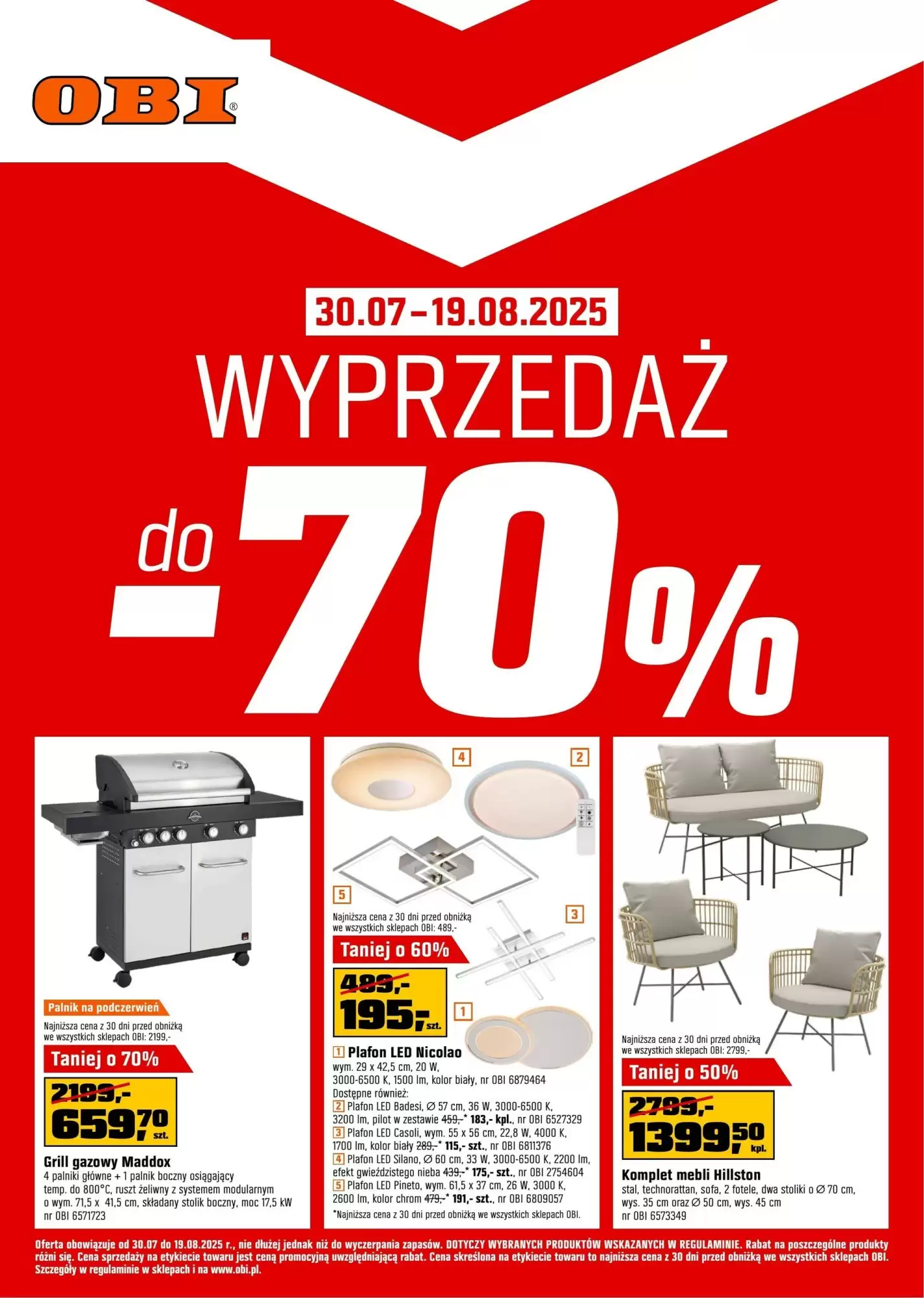 Gazetka Obi od 30.07.2025 do 19.08.2025