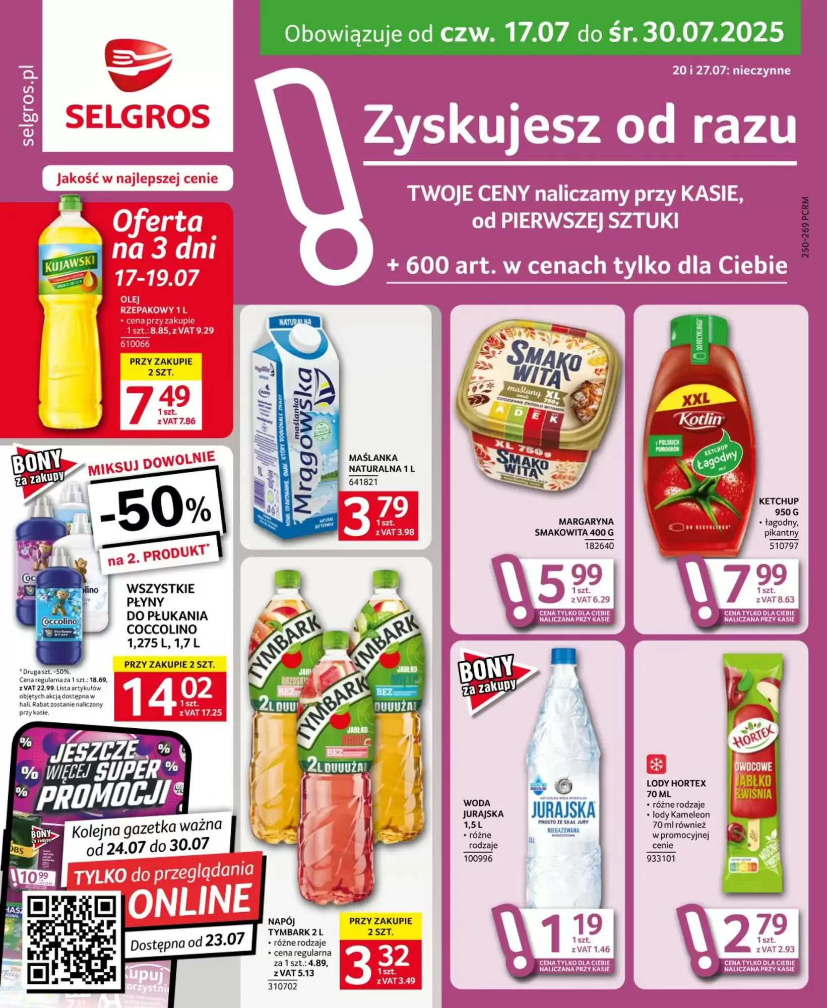 Gazetka Selgros od 17.07.2025 do 30.07.2025