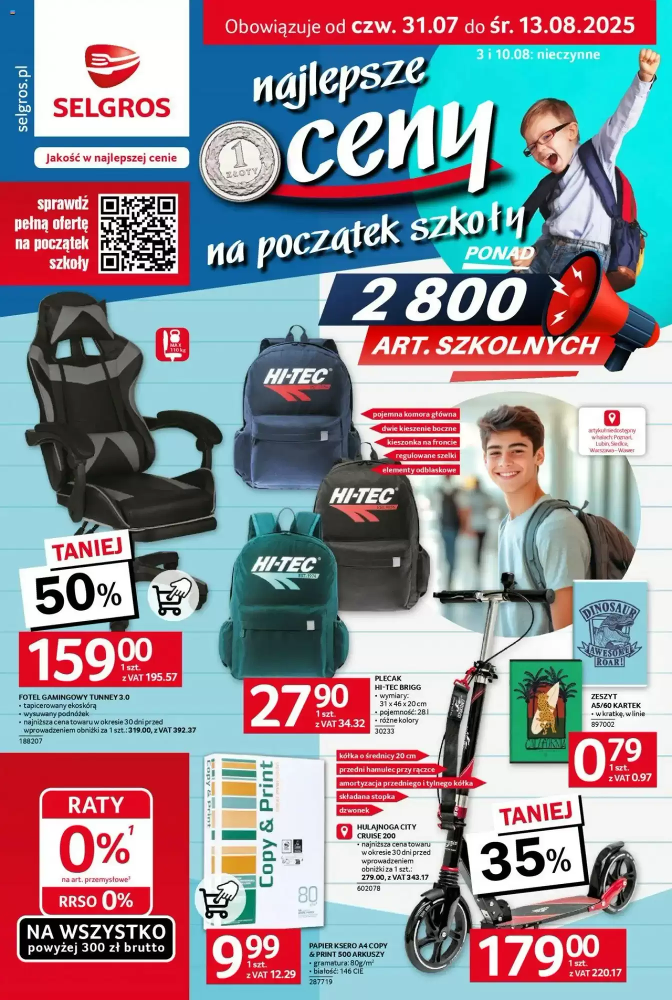 Gazetka Selgros od 31.07.2025 do 13.08.2025