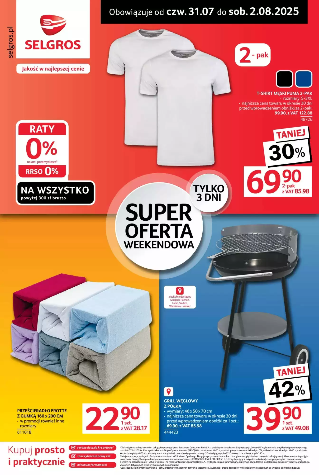 Gazetka Selgros od 31.07.2025 do 02.08.2025