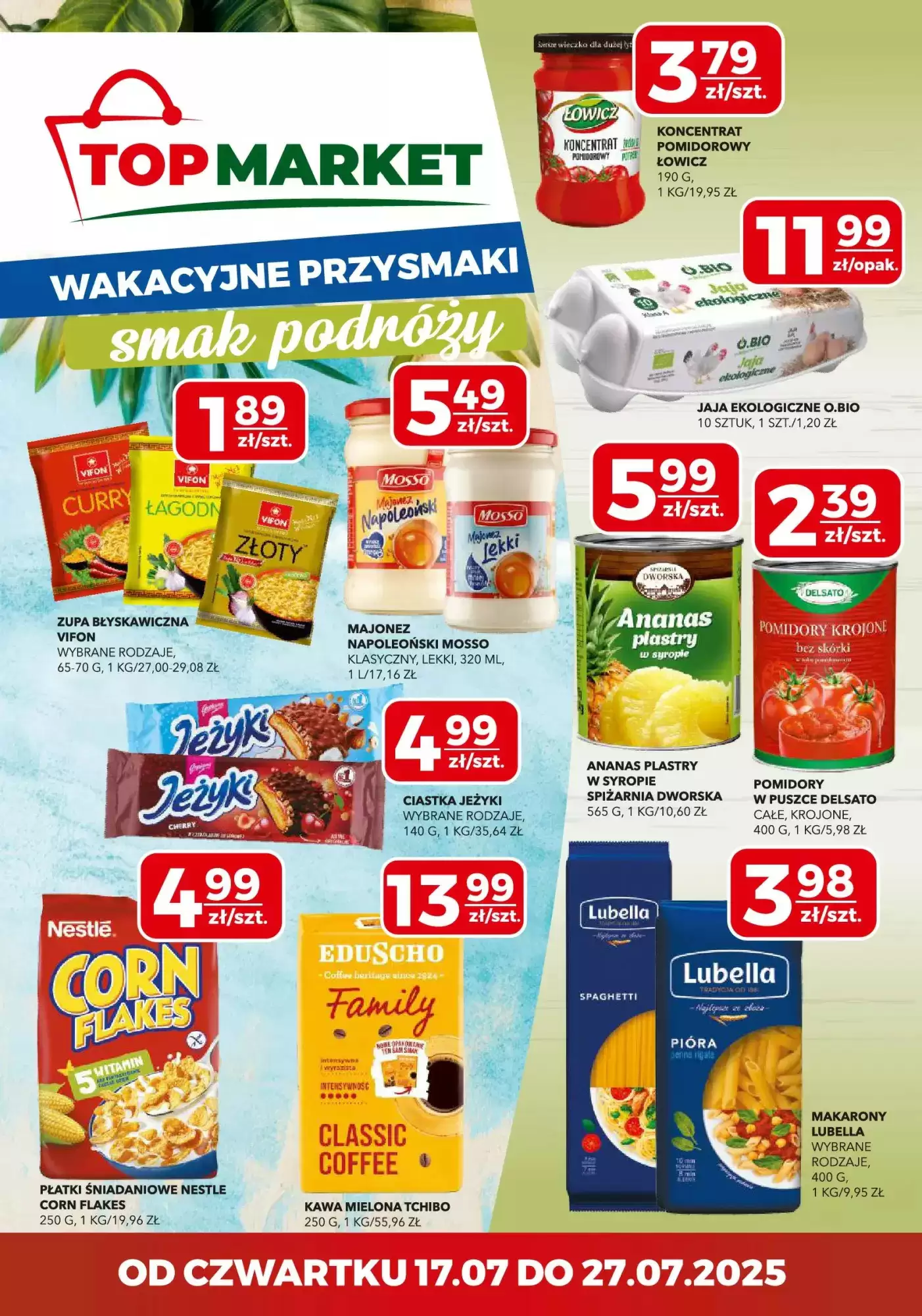 Gazetka Top Market od 17.07.2025 do 27.07.2025