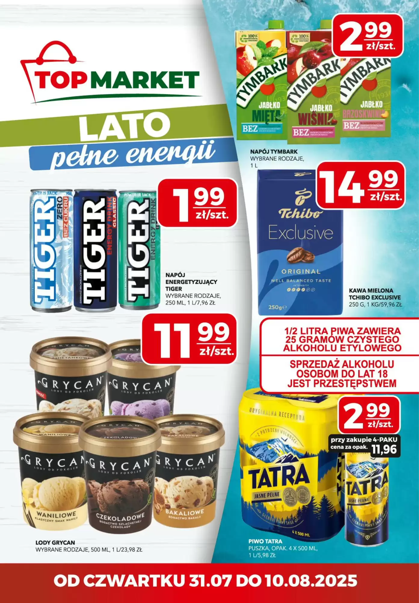 Gazetka Top Market od 31.07.2025 do 10.08.2025