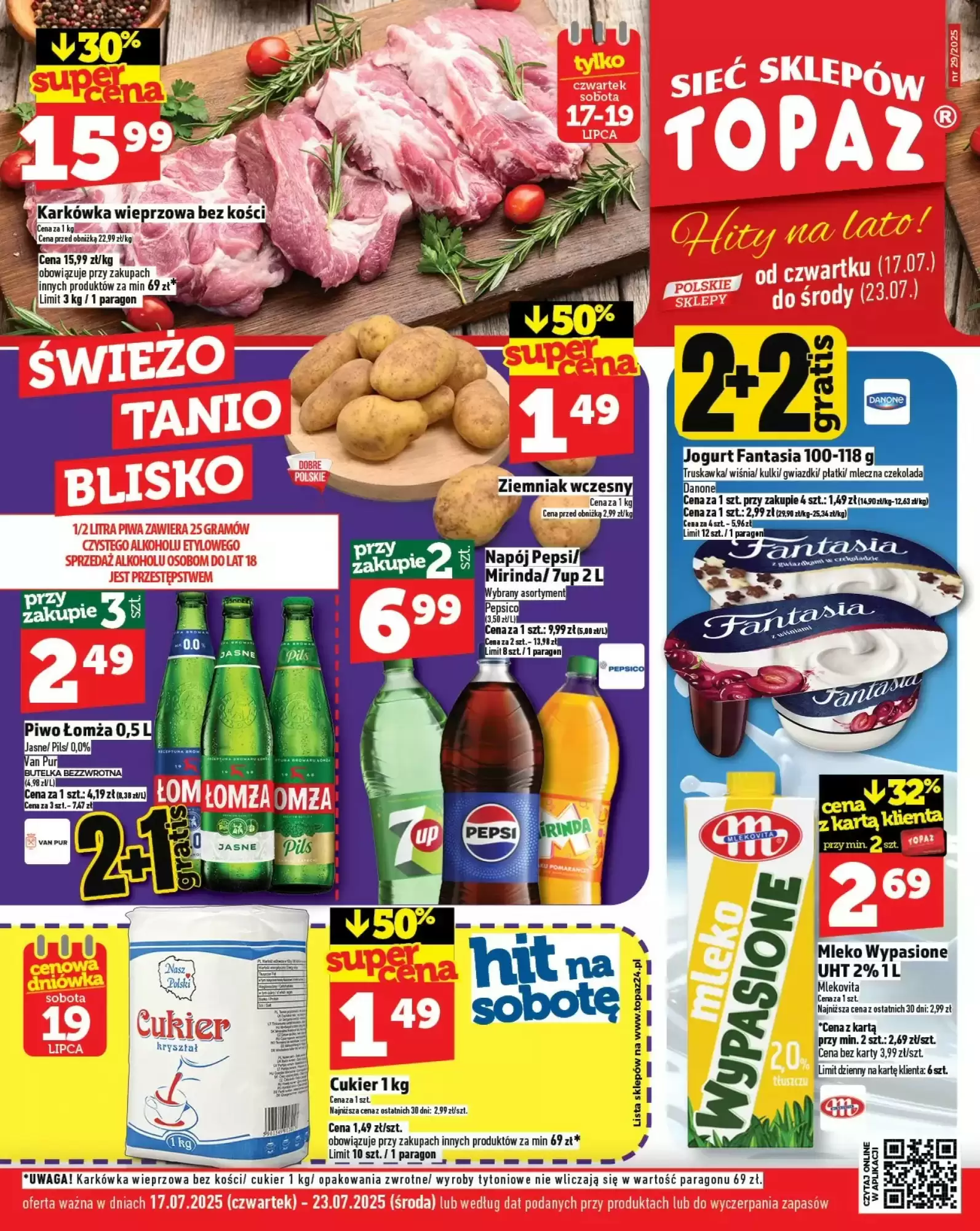 Gazetka Topaz od 17.07.2025 do 23.07.2025