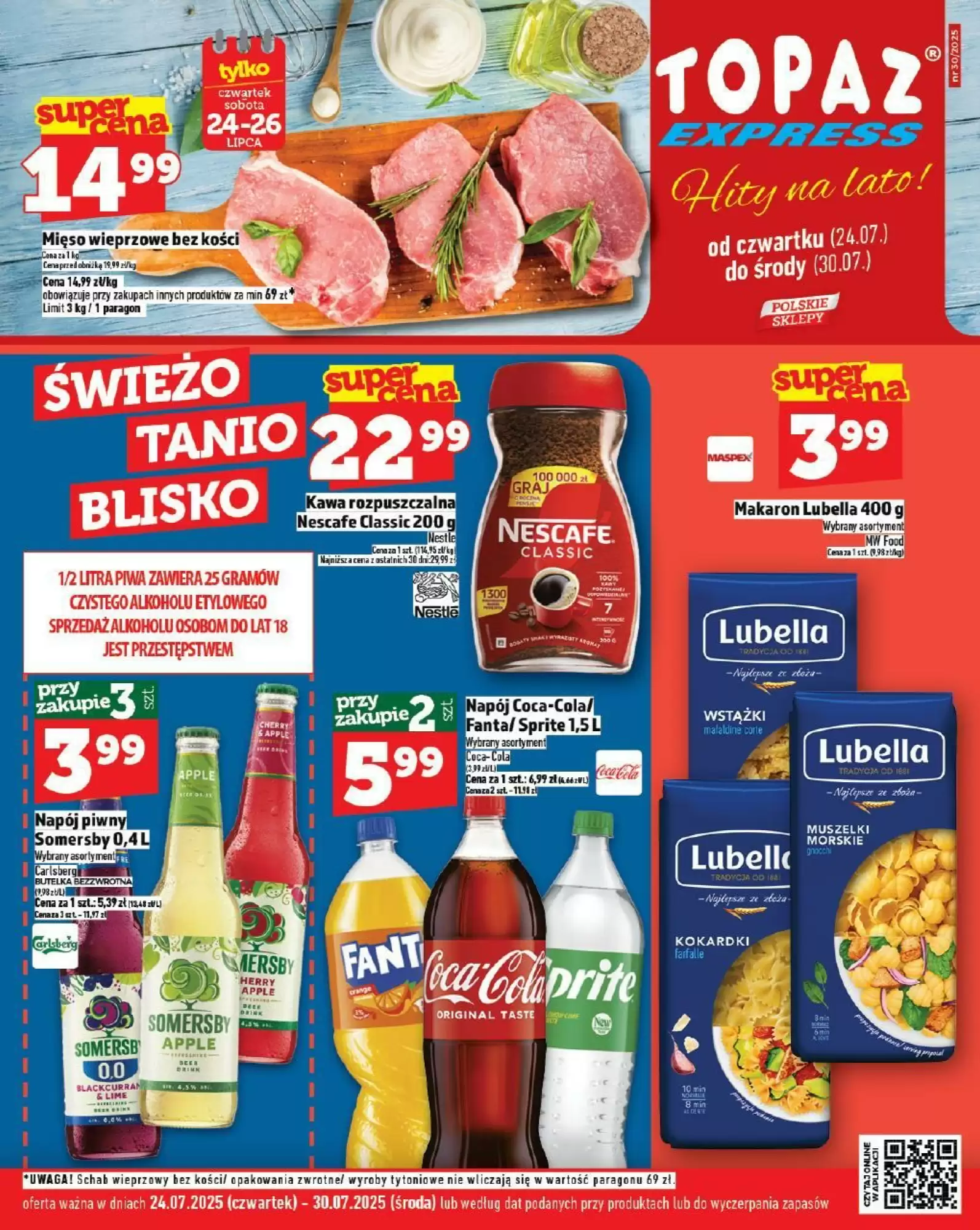 Gazetka Topaz od 24.07.2025 do 30.07.2025