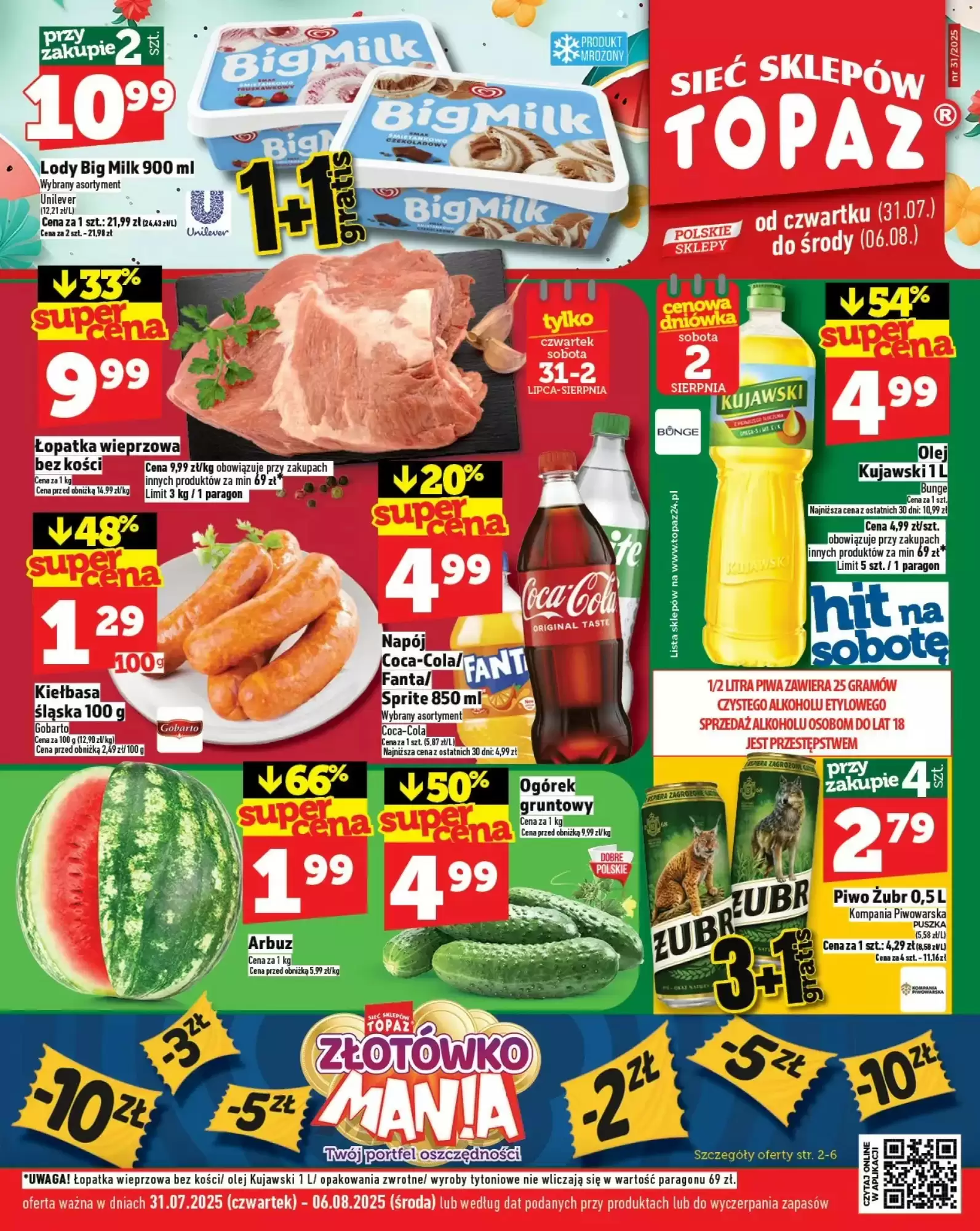 Gazetka Topaz od 31.07.2025 do 06.08.2025