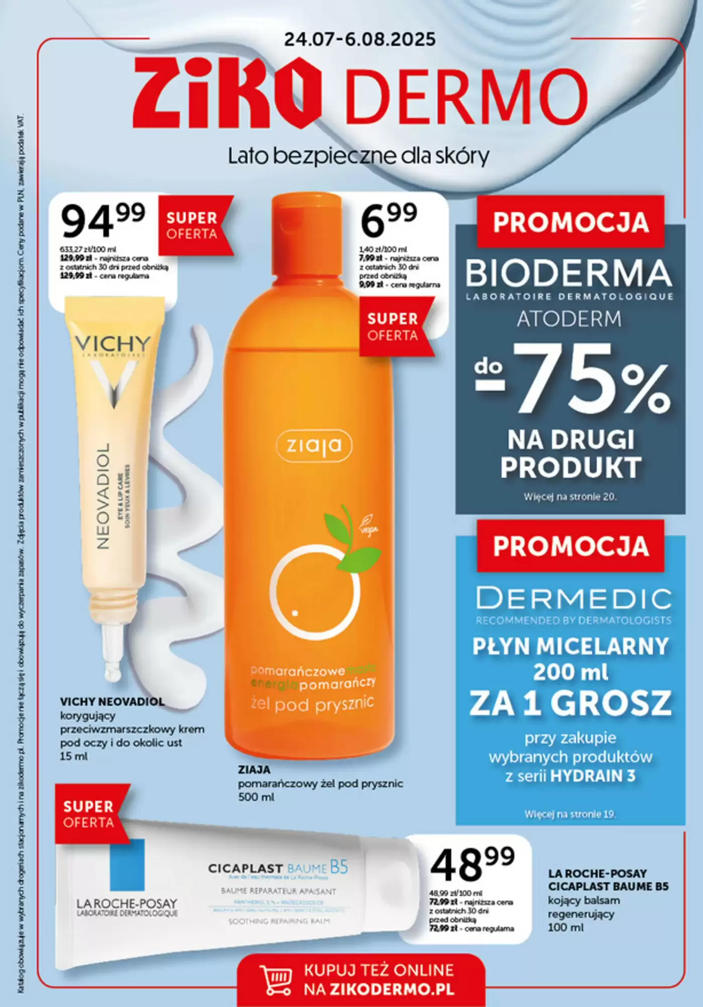 Gazetka Ziko Dermo od 24.07.2025 do 06.08.2025