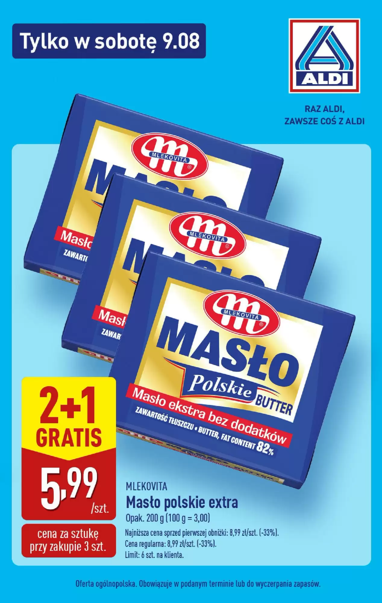 Gazetka Aldi od 09.08.2025 do 09.08.2025