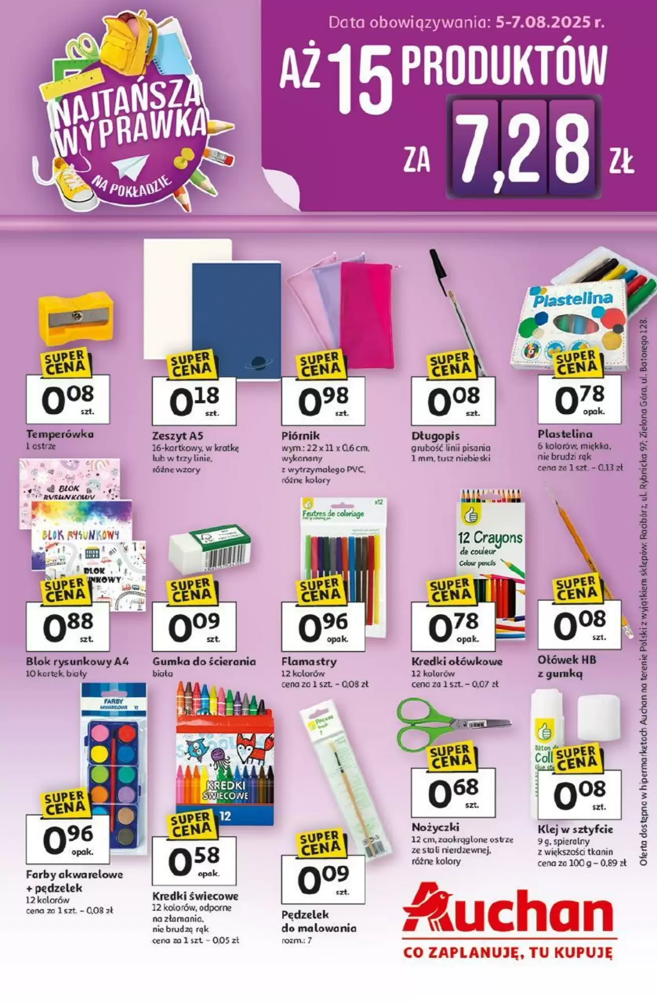 Gazetka Auchan od 05.08.2025 do 07.08.2025