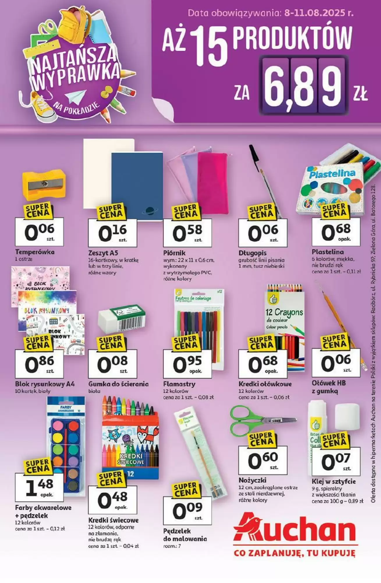 Gazetka Auchan od 08.08.2025 do 11.08.2025