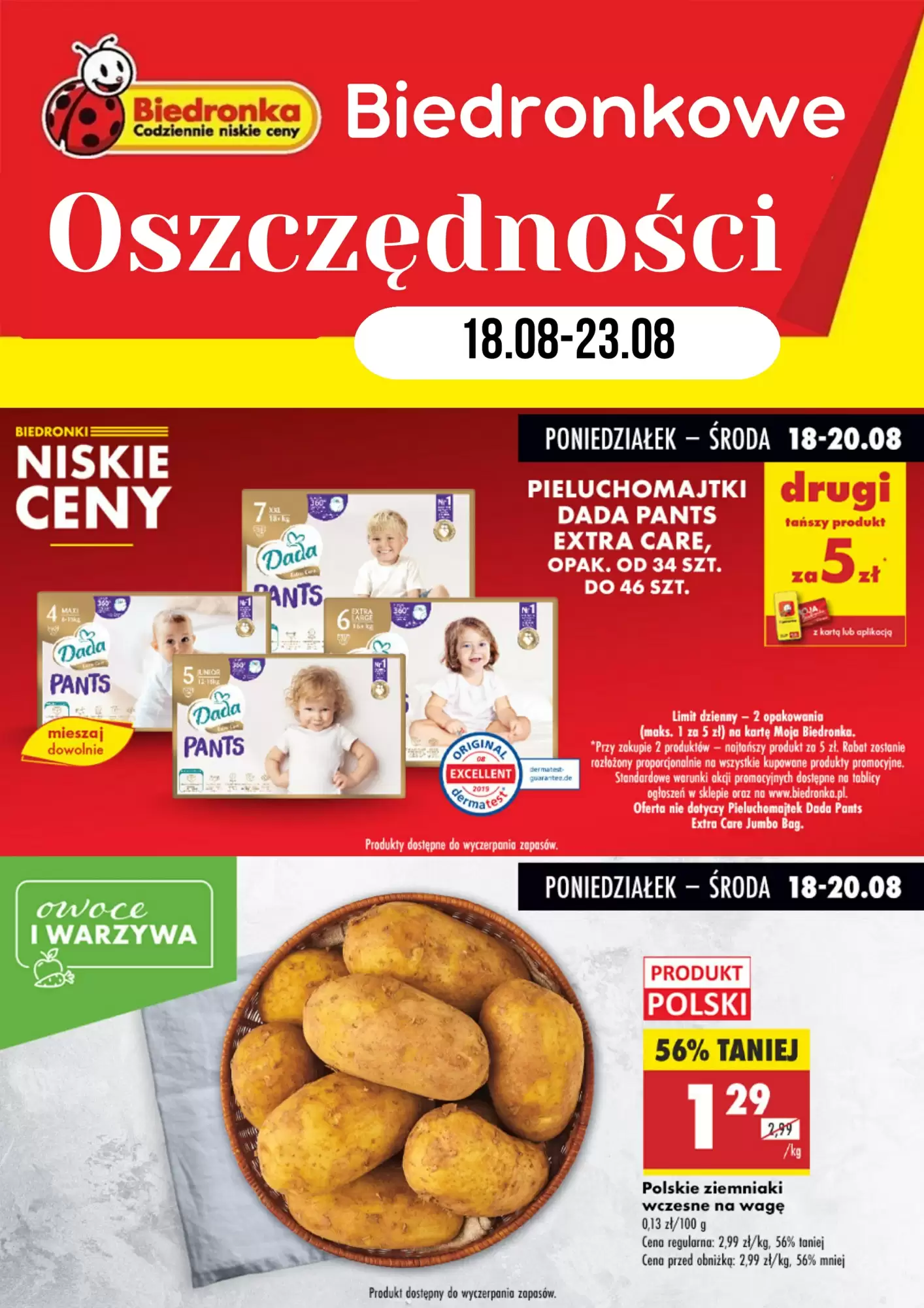 Gazetka Biedronka od 18.08.2025 do 23.08.2025