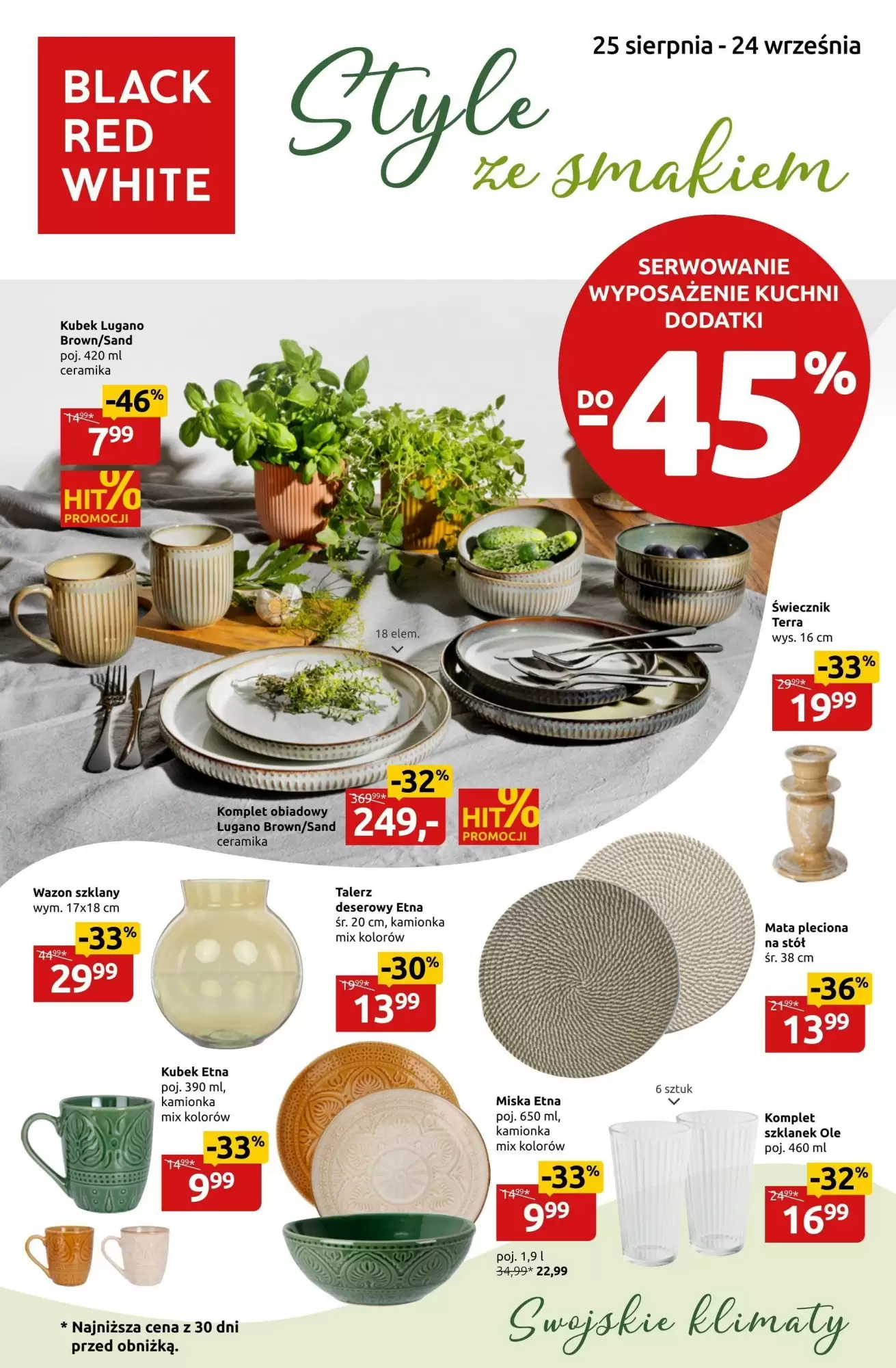 Gazetka Black Red White od 25.08.2025 do 24.09.2025