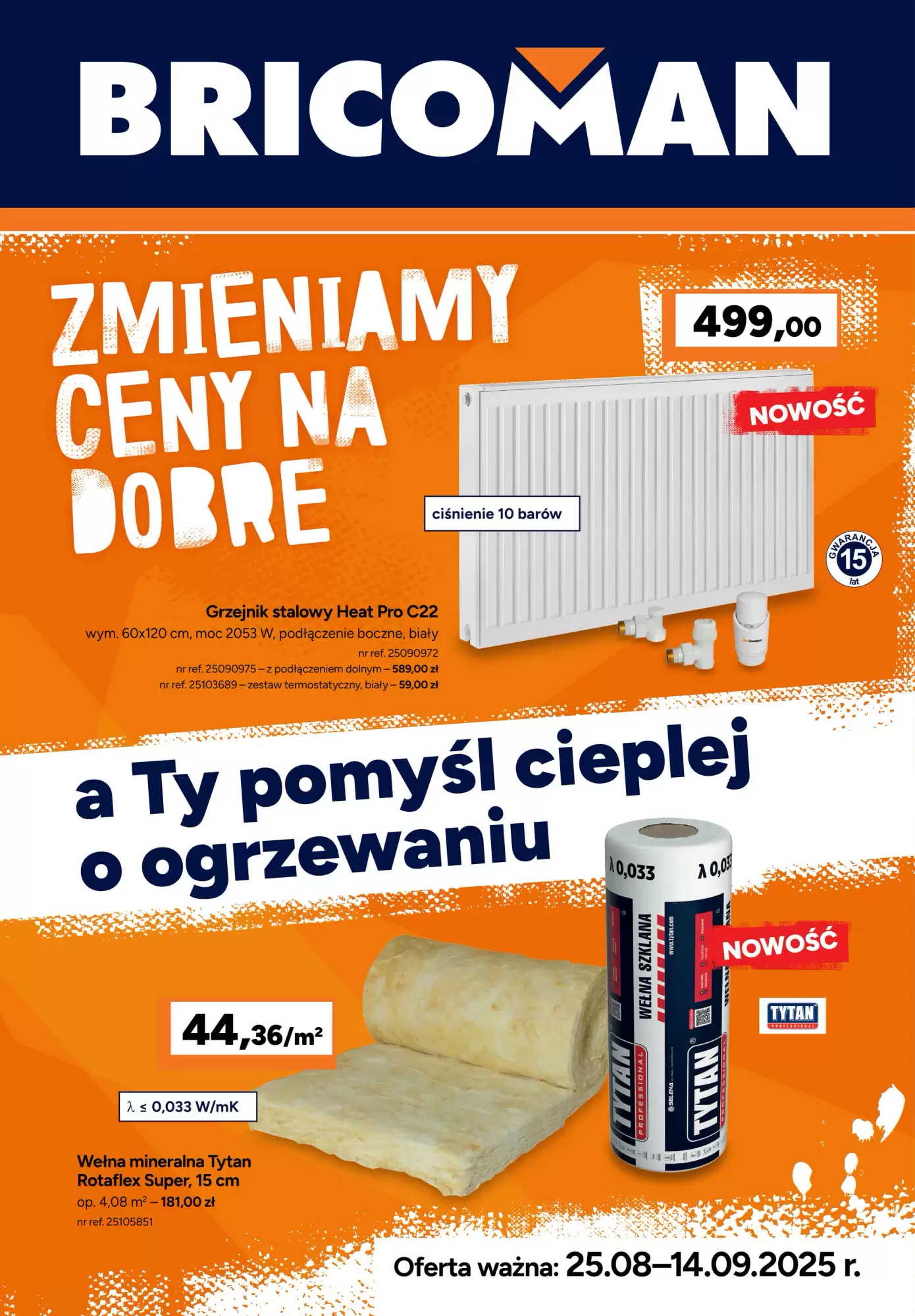 Gazetka Bricoman od 25.08.2025 do 14.09.2025