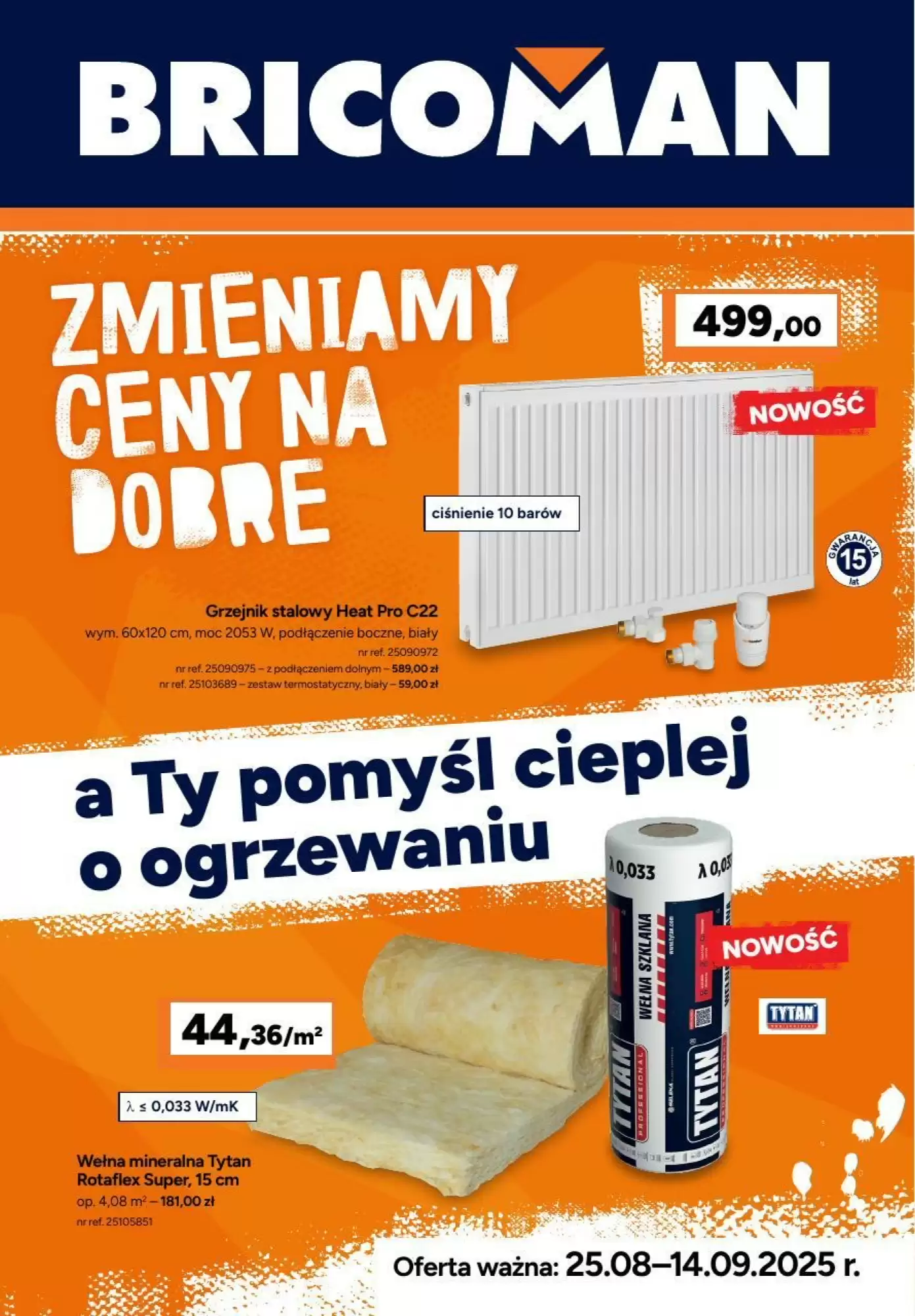 Gazetka Bricoman od 25.08.2025 do 14.09.2025