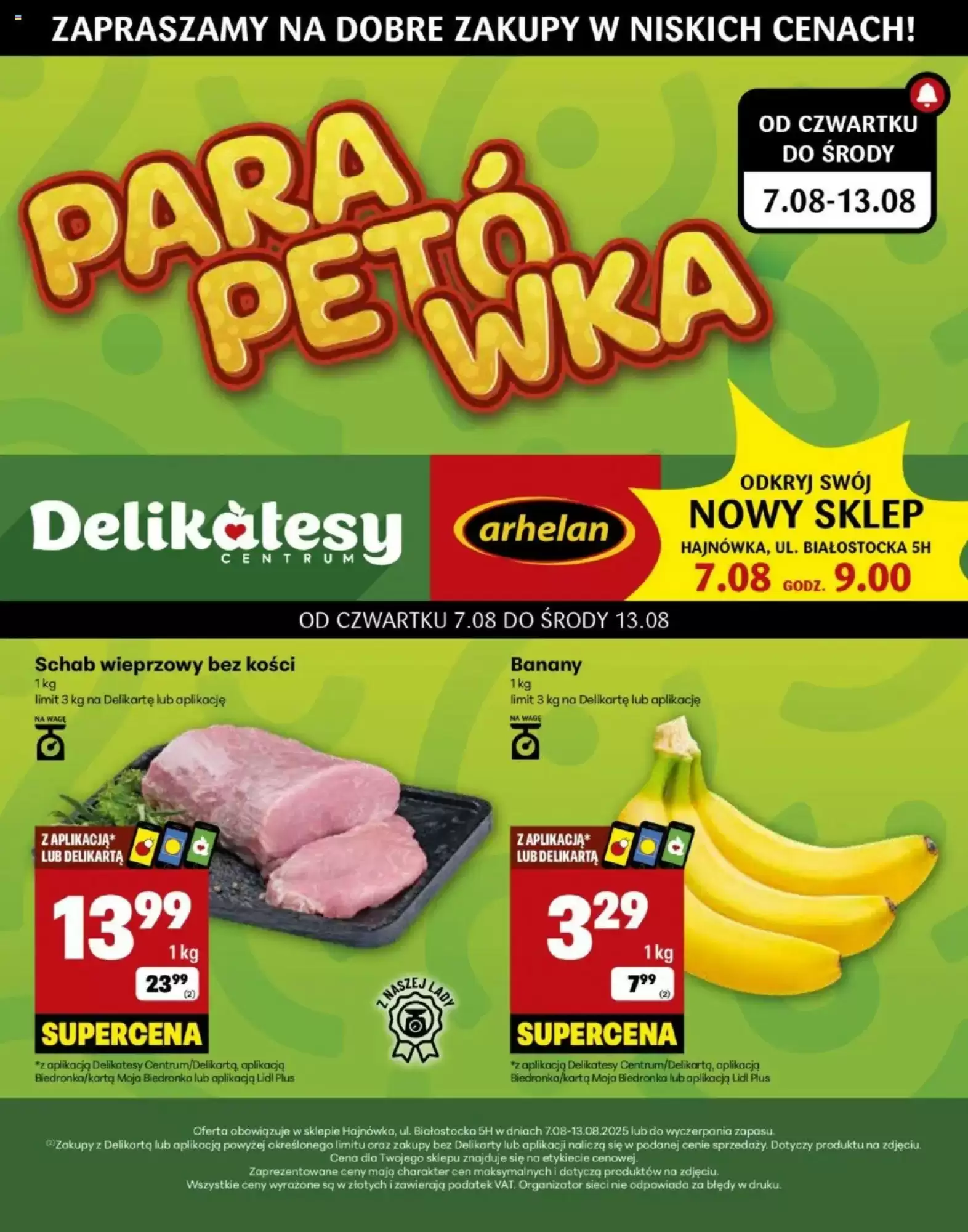 Gazetka Delikatesy Centrum od 07.08.2025 do 13.08.2025