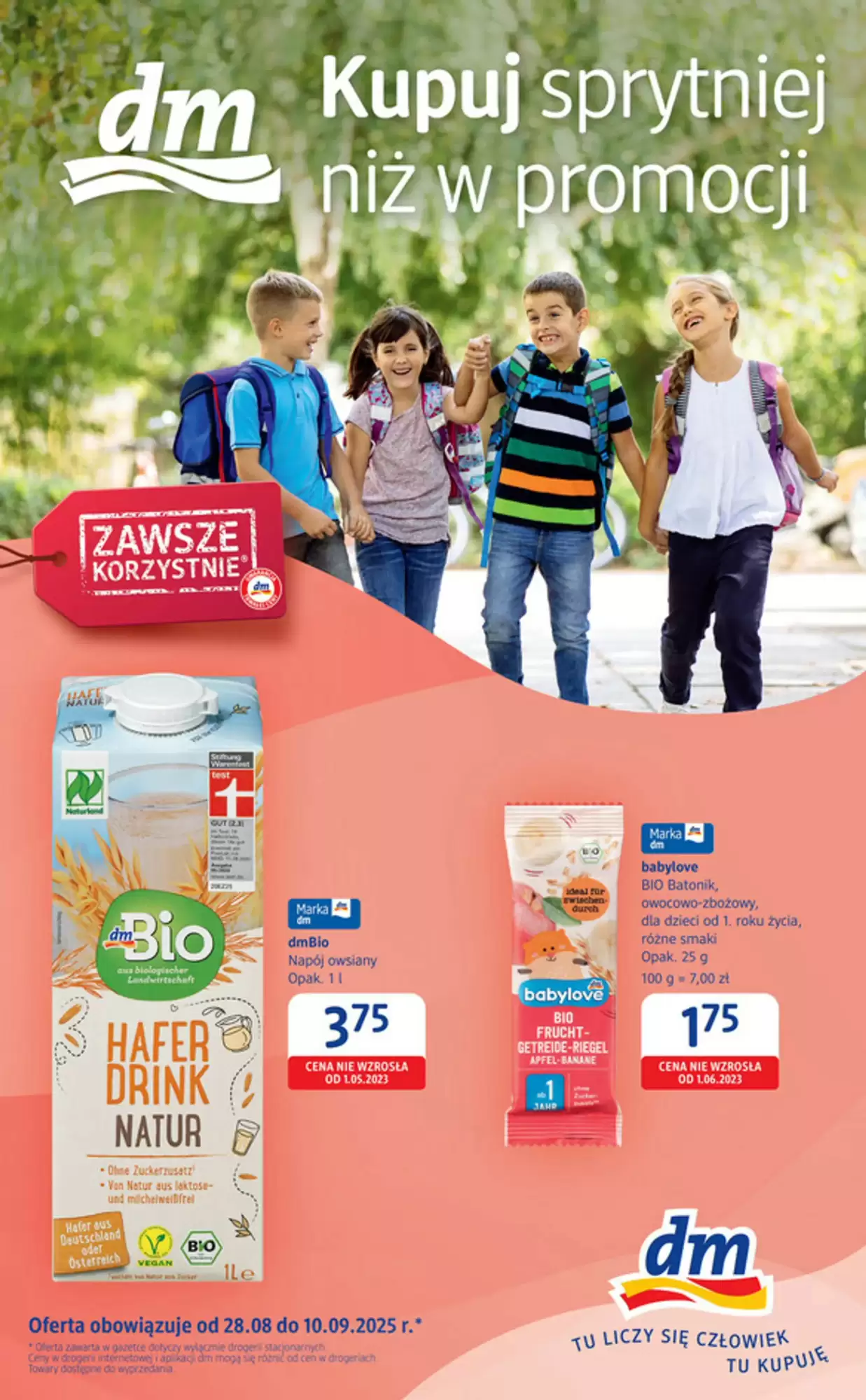 Gazetka Dm Drogerie Markt od 28.08.2025 do 10.09.2025
