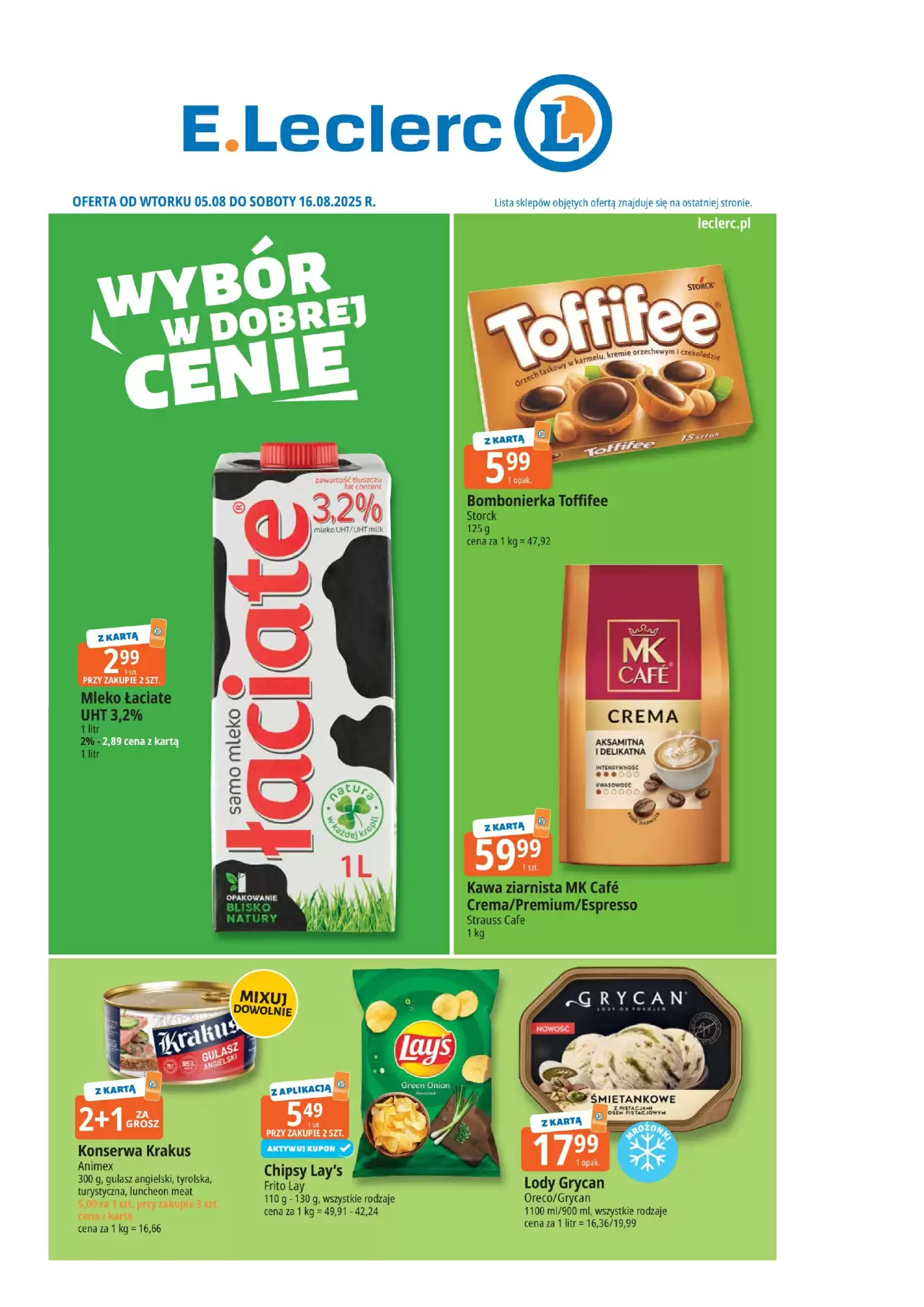 Gazetka E.Leclerc od 05.08.2025 do 16.08.2025