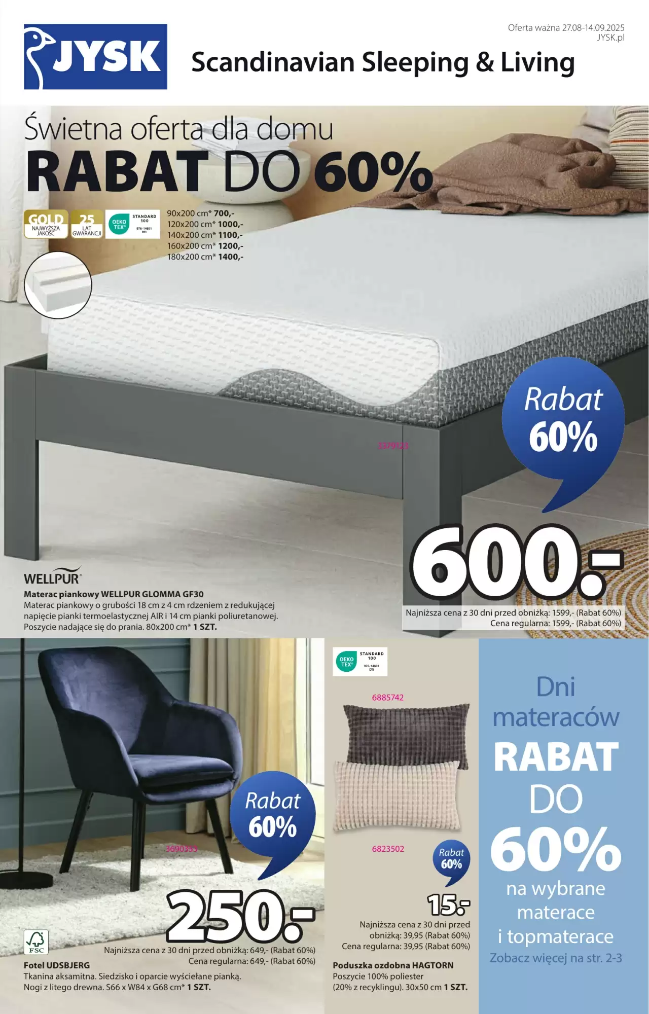 Gazetka Jysk od 27.08.2025 do 14.09.2025