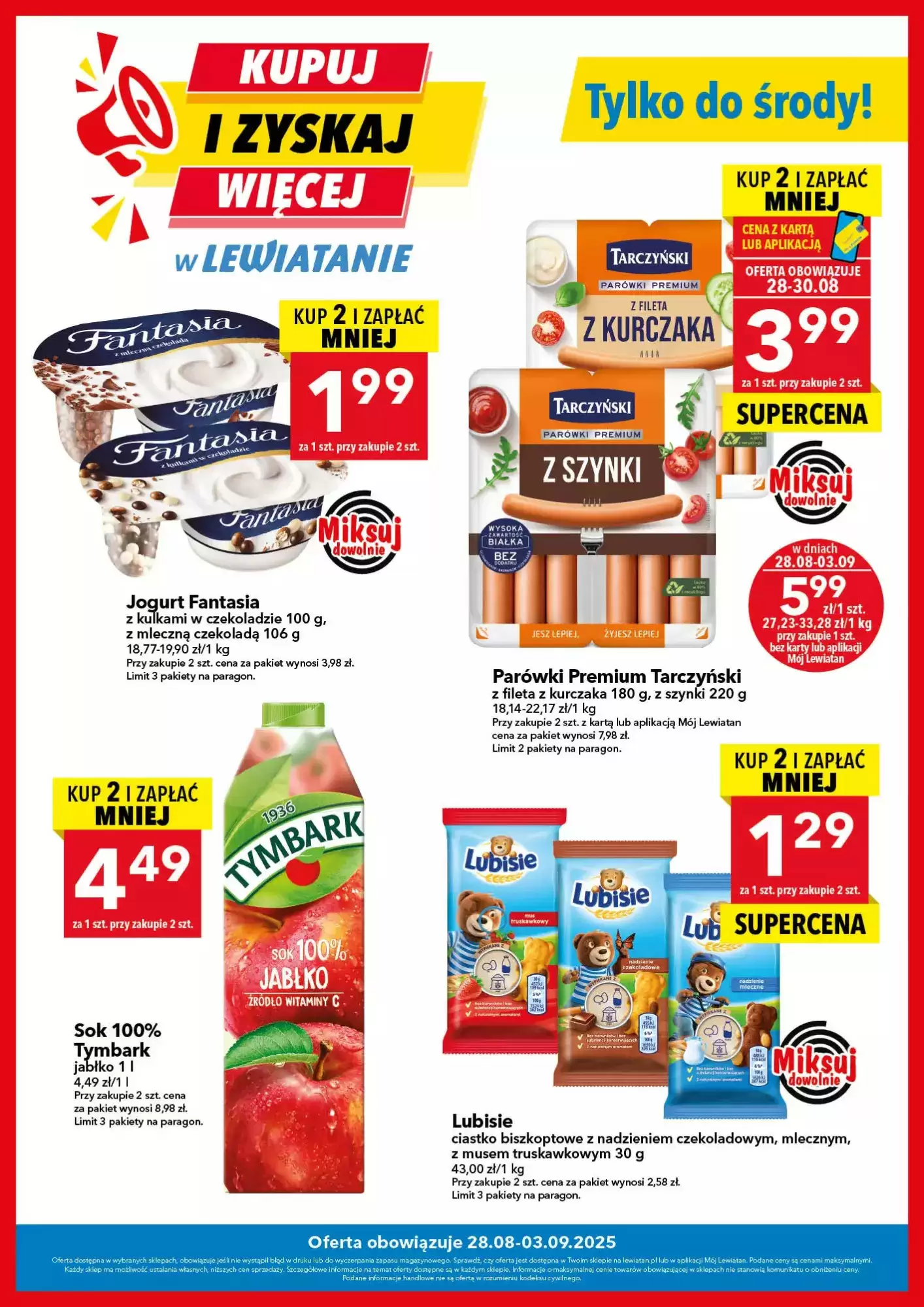 Gazetka Lewiatan od 28.08.2025 do 03.09.2025