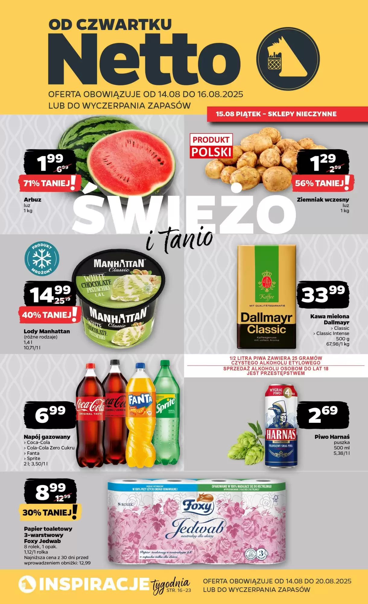 Gazetka Netto od 14.08.2025 do 16.08.2025