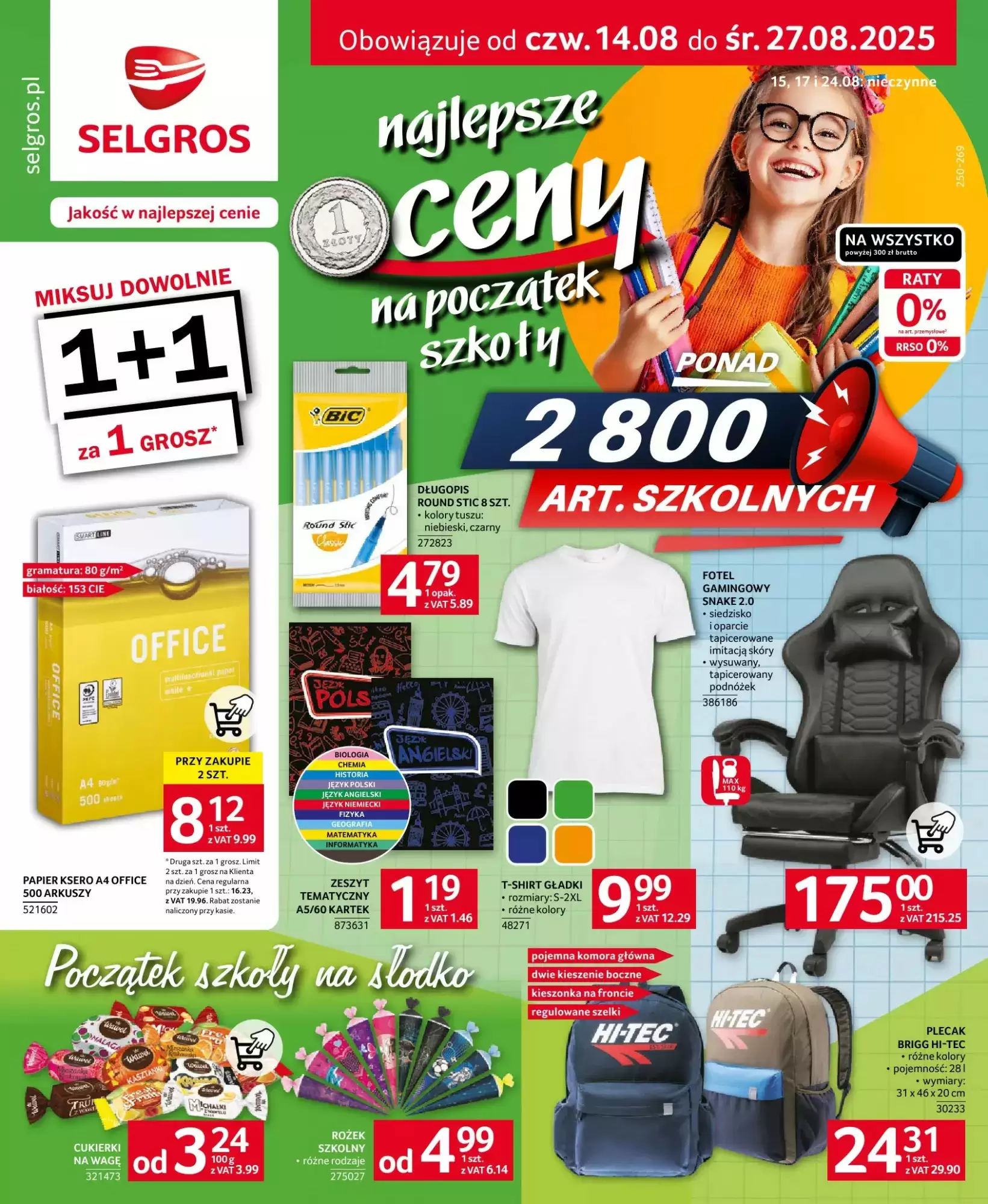 Gazetka Selgros od 14.08.2025 do 27.08.2025