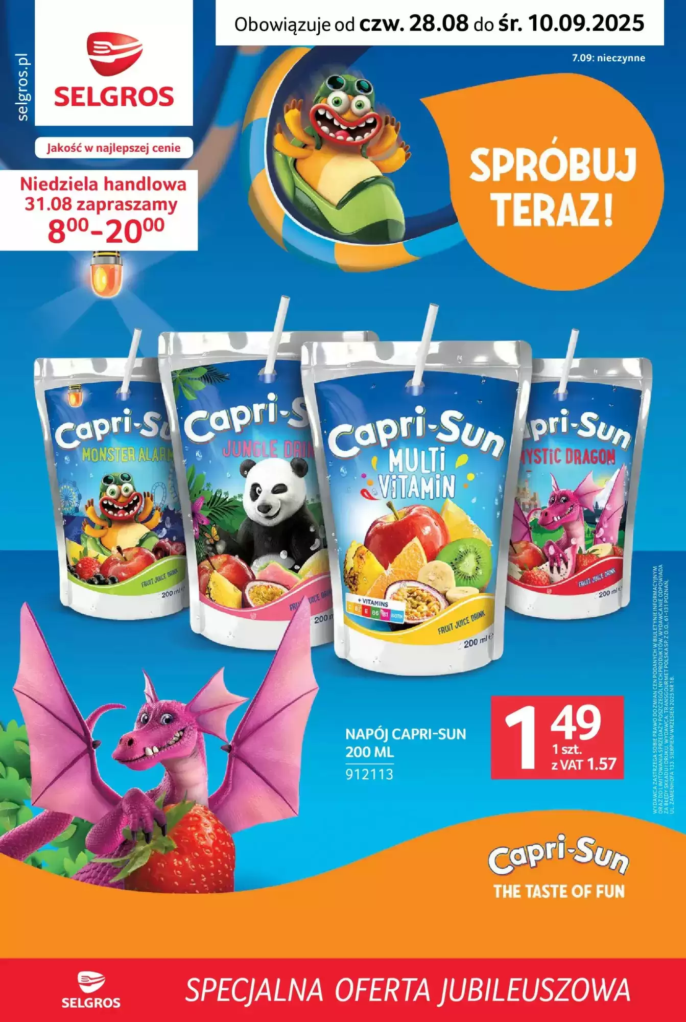 Gazetka Selgros od 28.08.2025 do 10.09.2025